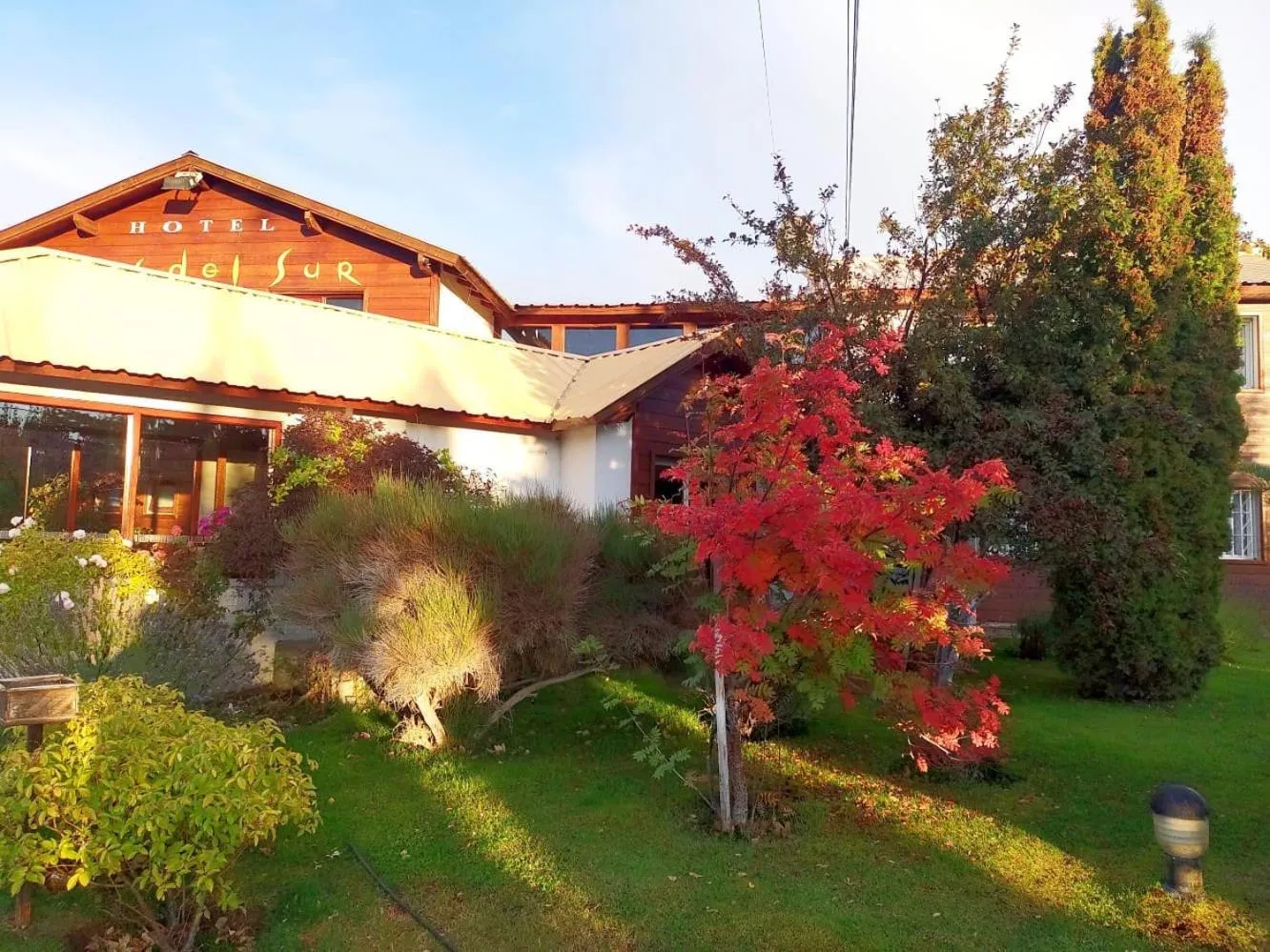 Garden view in Hotel Picos Del Sur