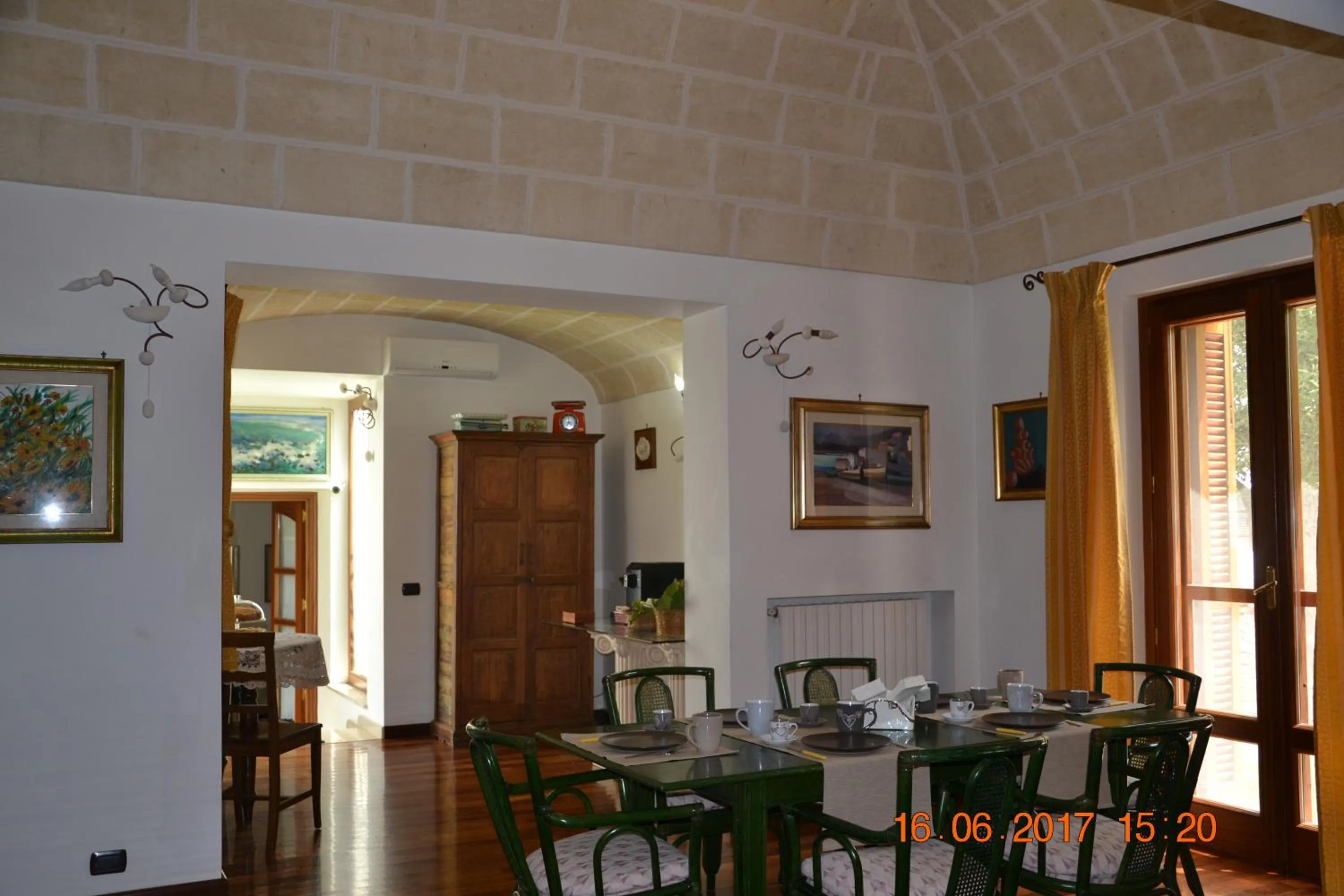 Italian breakfast in Masseria Fragnale