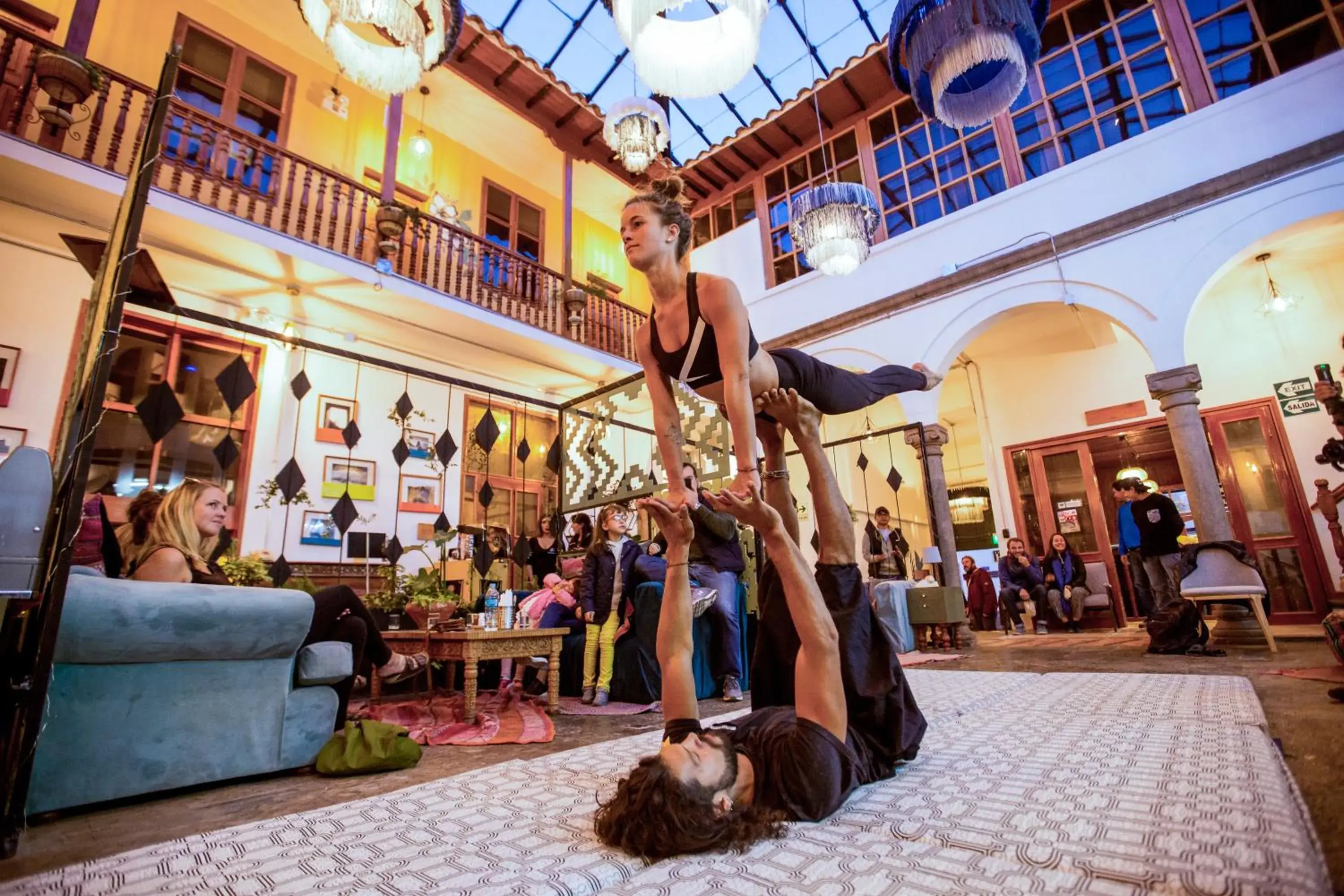Evening entertainment in Selina Plaza De Armas Cusco Evening entertainment in Selina Plaza De Armas Cusco