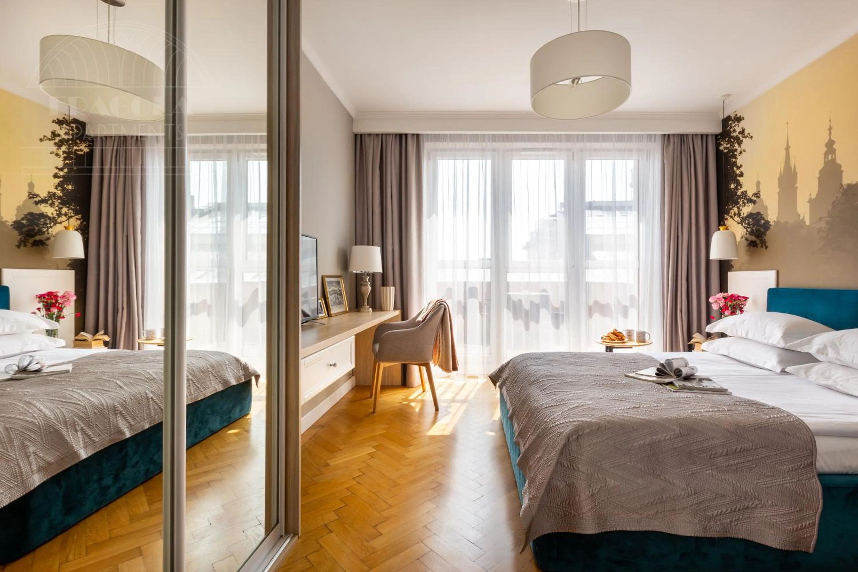 Bed in Feniks Fragola Apartments