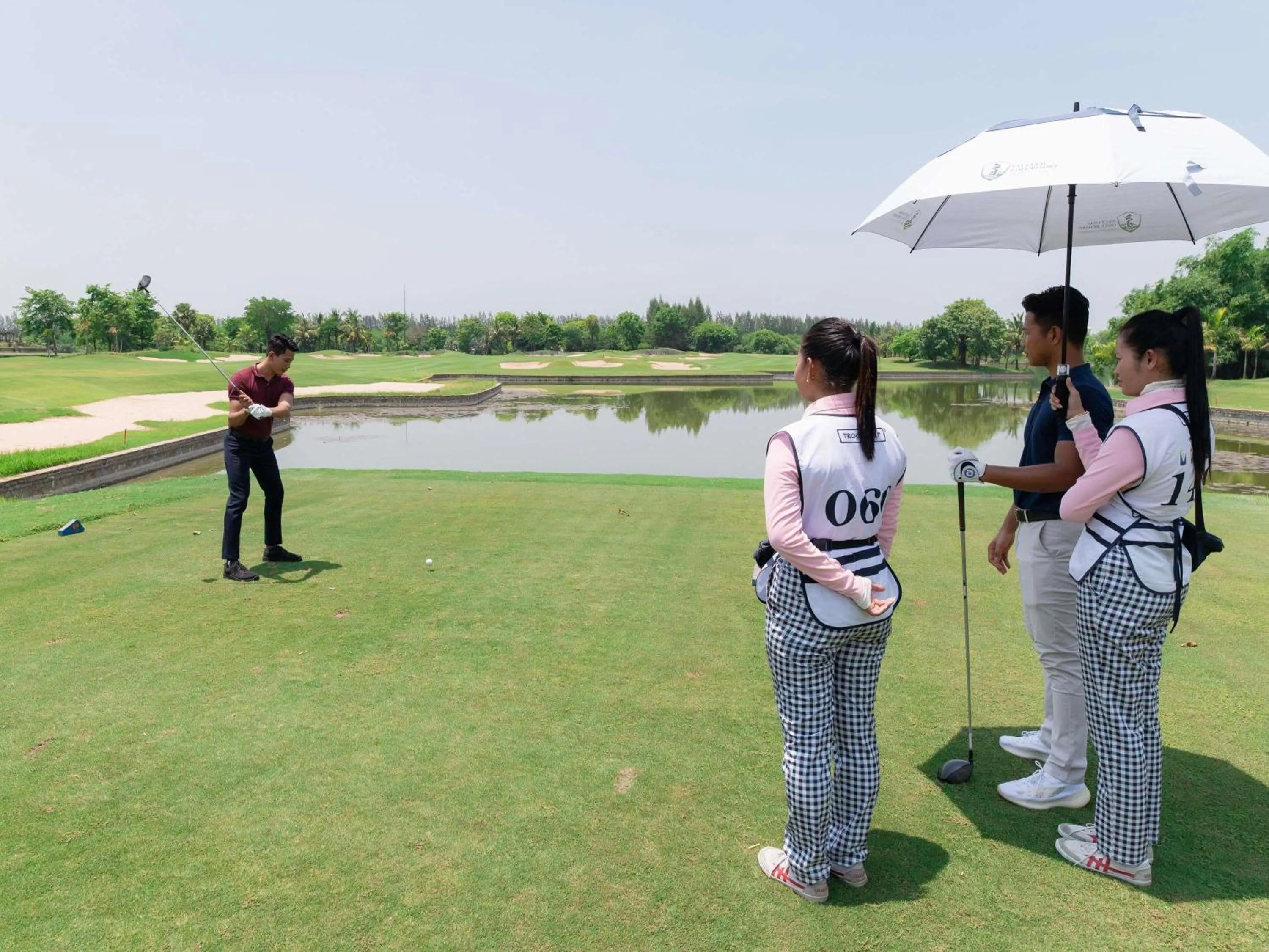 Golfcourse in Sofitel Phnom Penh Phokeethra