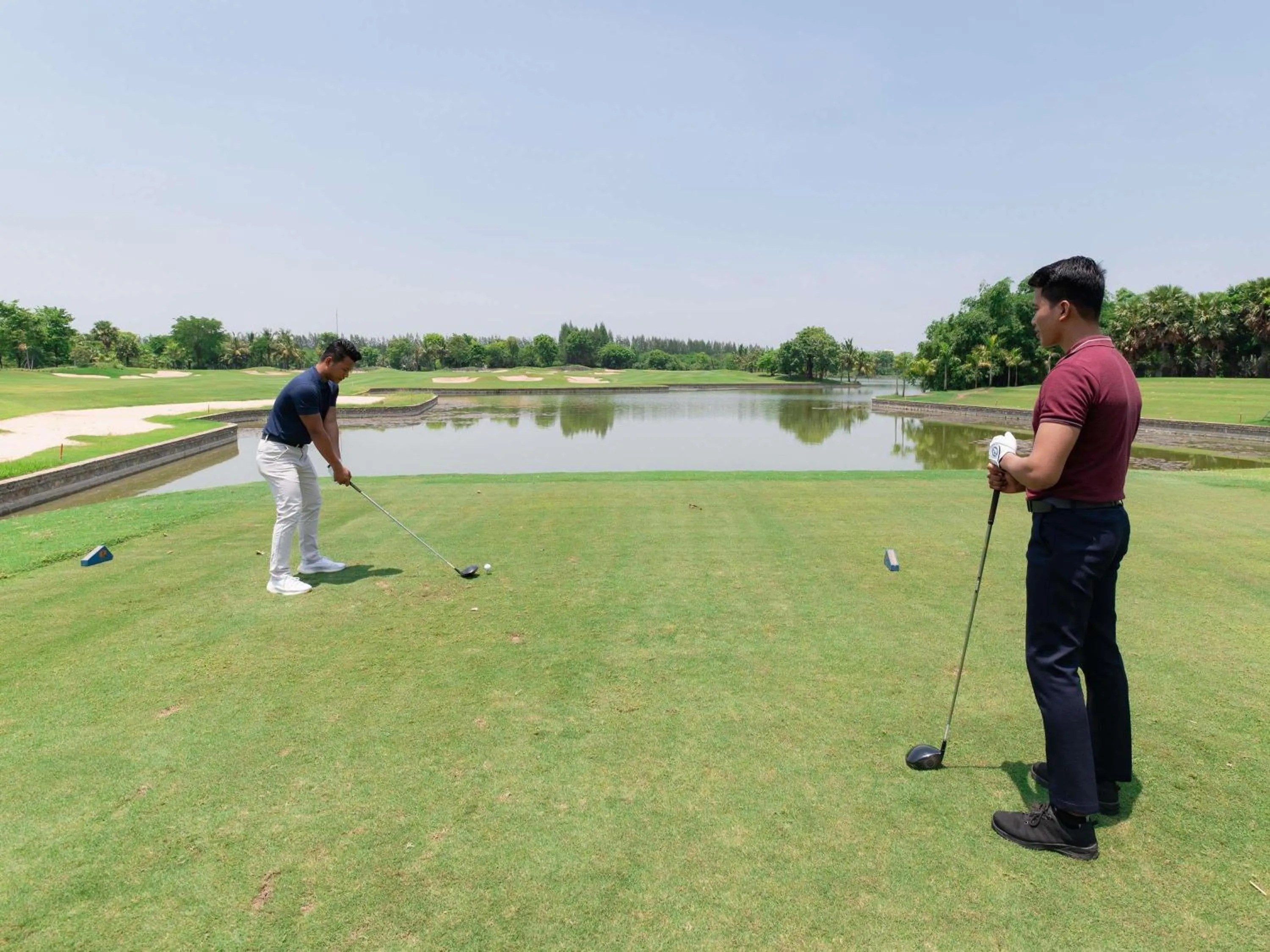 Golfcourse in Sofitel Phnom Penh Phokeethra