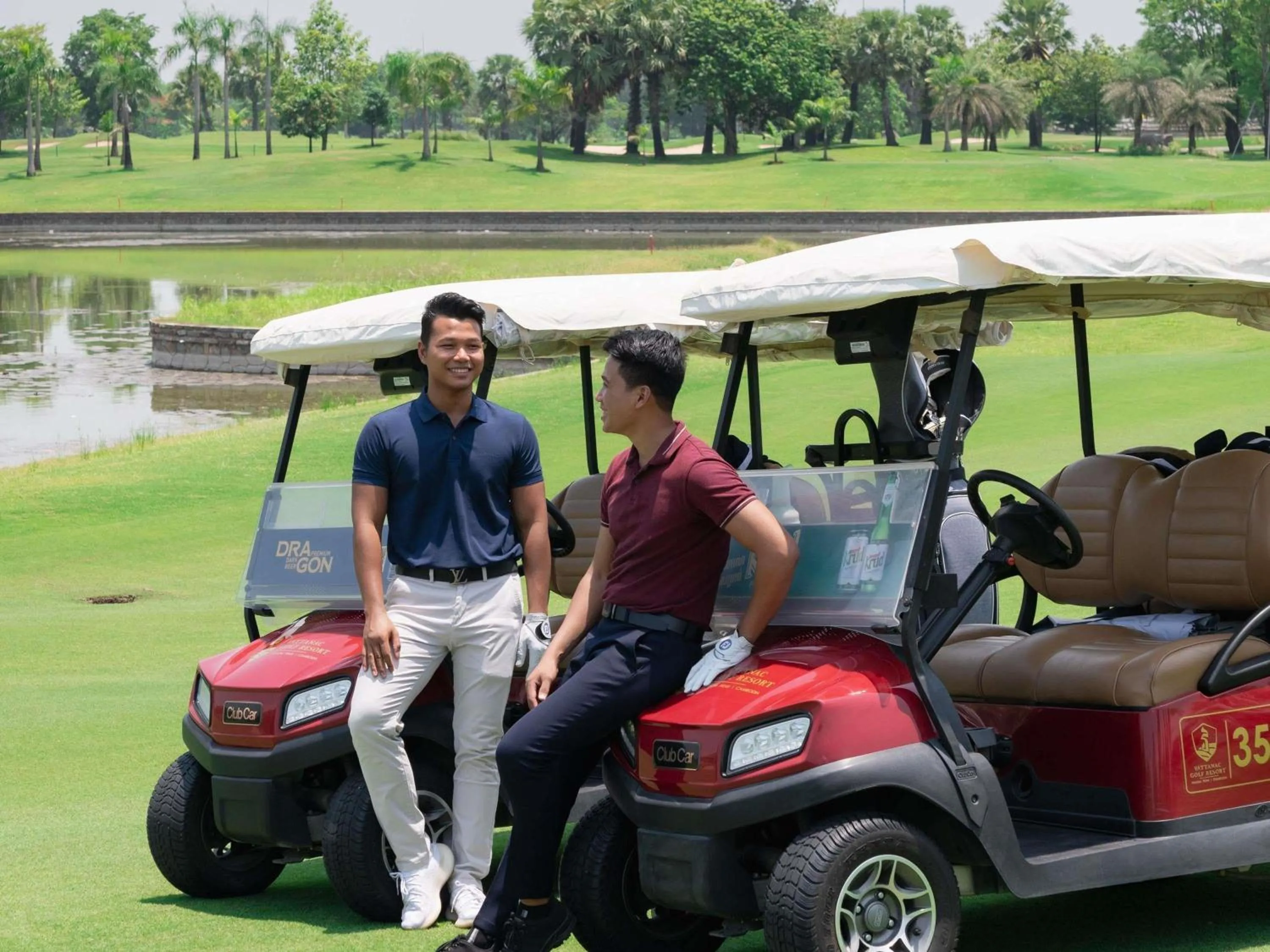 Golfcourse in Sofitel Phnom Penh Phokeethra