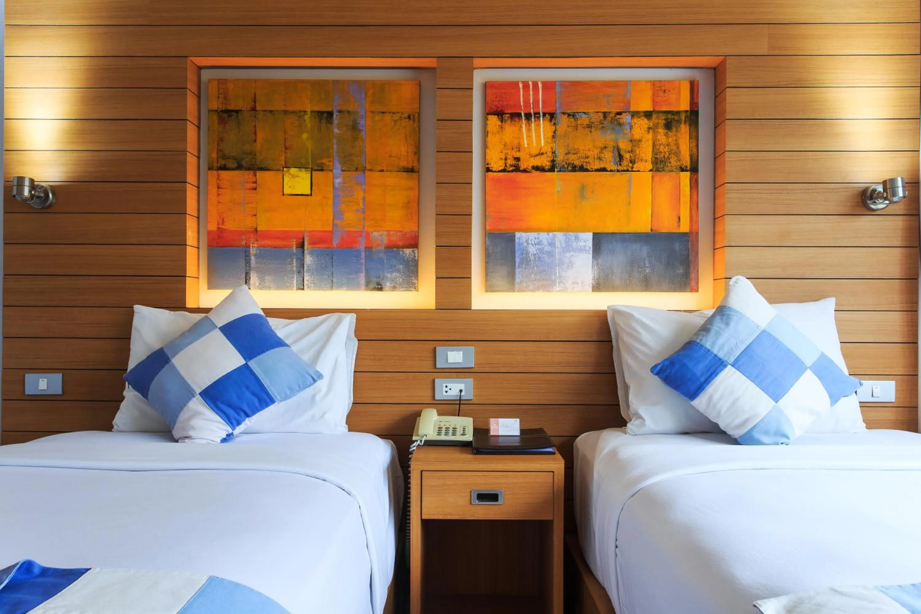 Decorative detail, Bed in Chaweng Budget Hotel