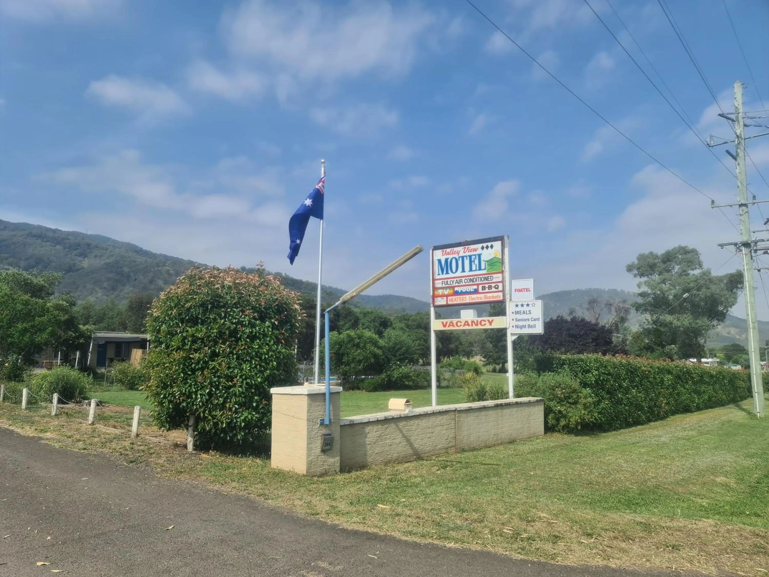 Property logo or sign in Valley View Motel