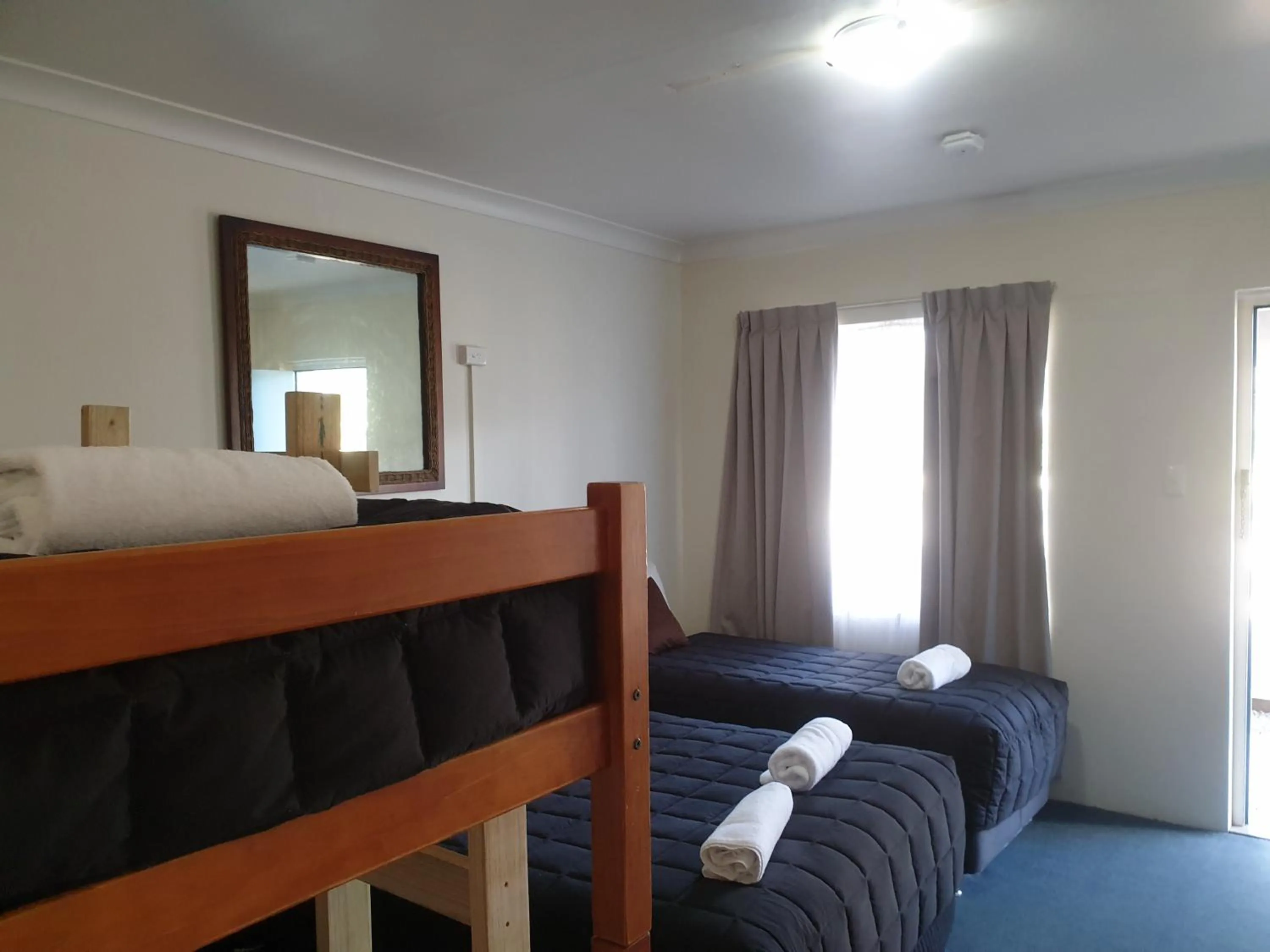 Bed in Valley View Motel