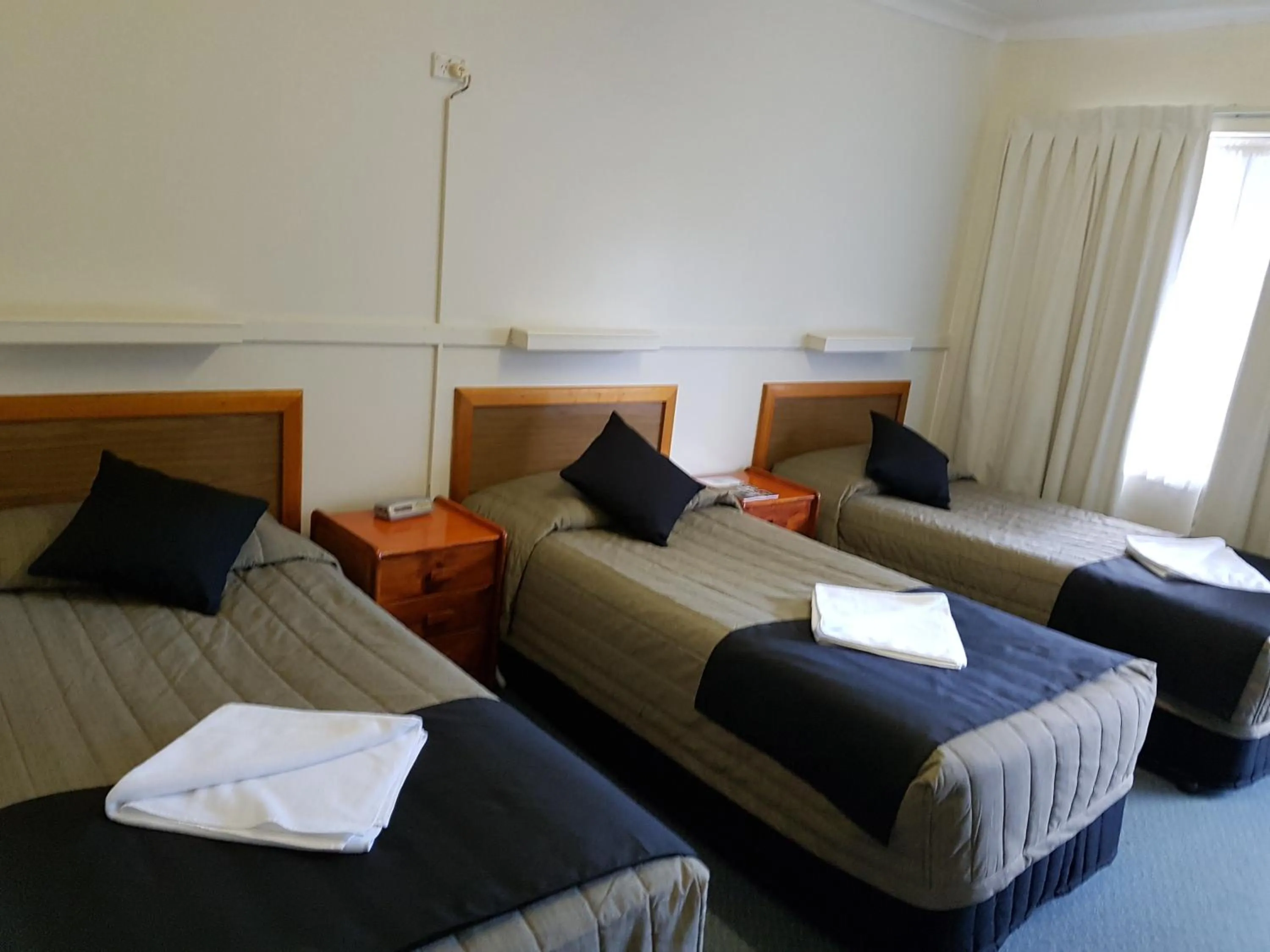 Bed in Valley View Motel