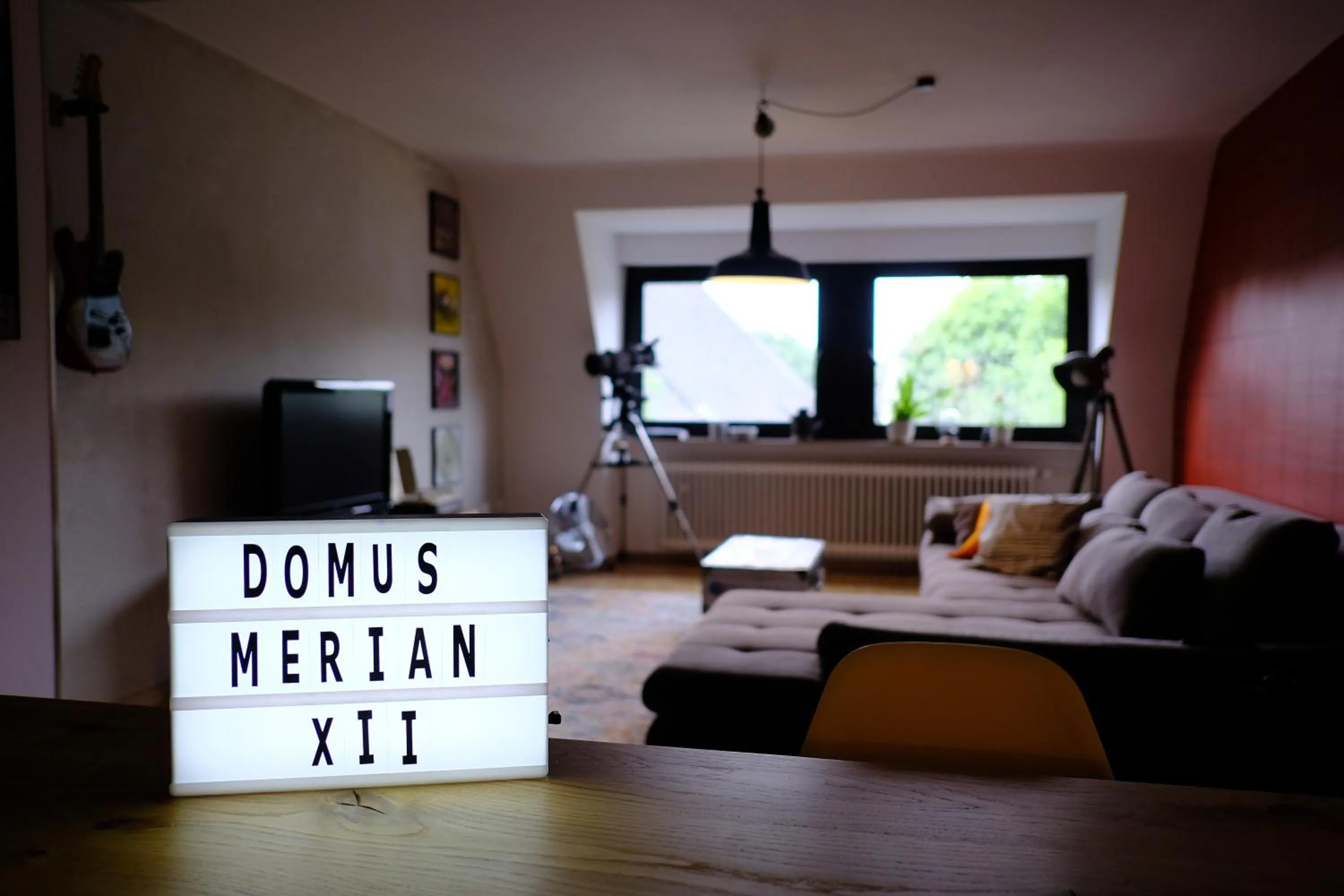 Living room in Domus Merian XII