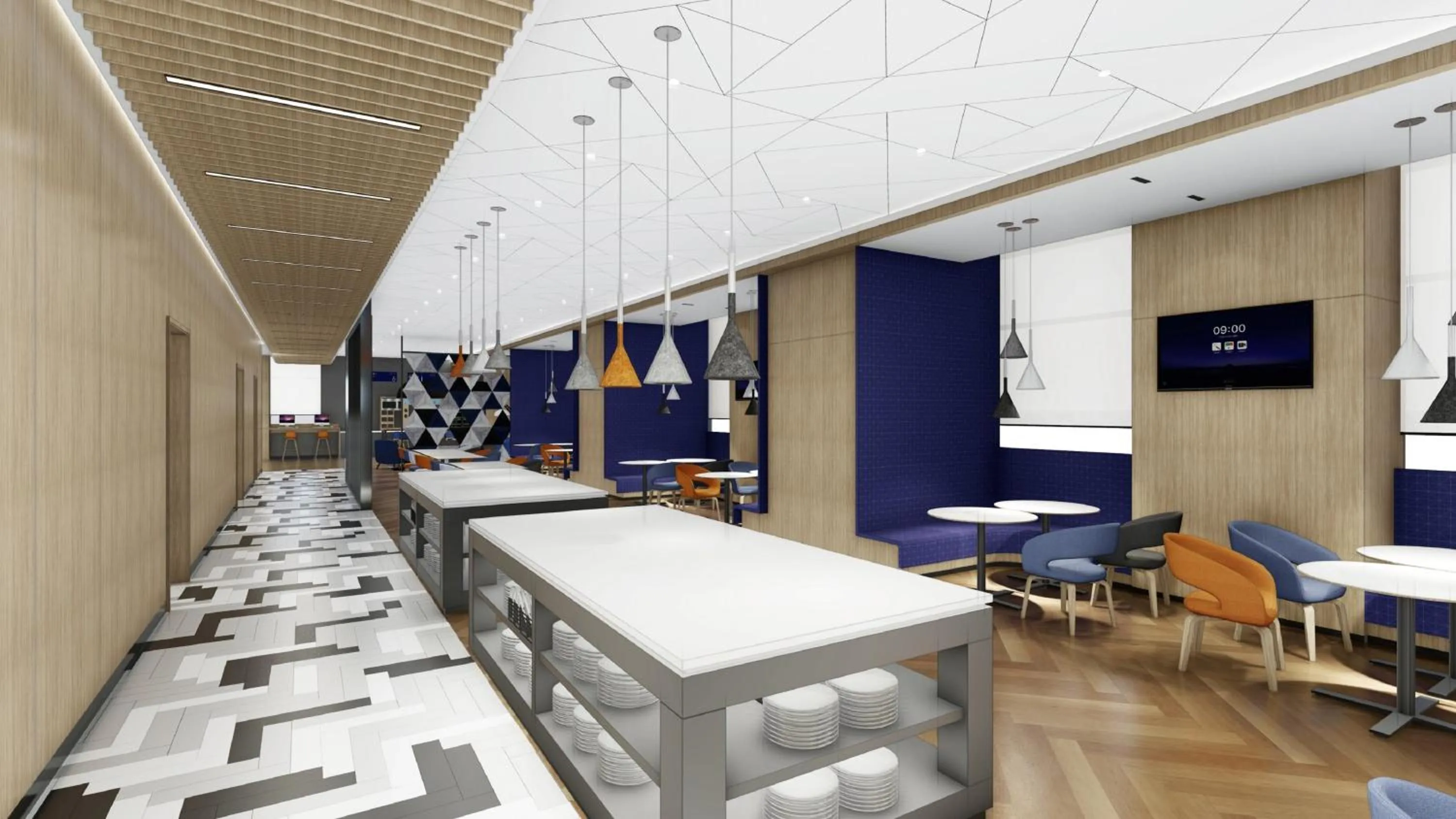 Restaurant/places to eat, Bed in Holiday Inn Express Shanghai Pudong Airport by IHG