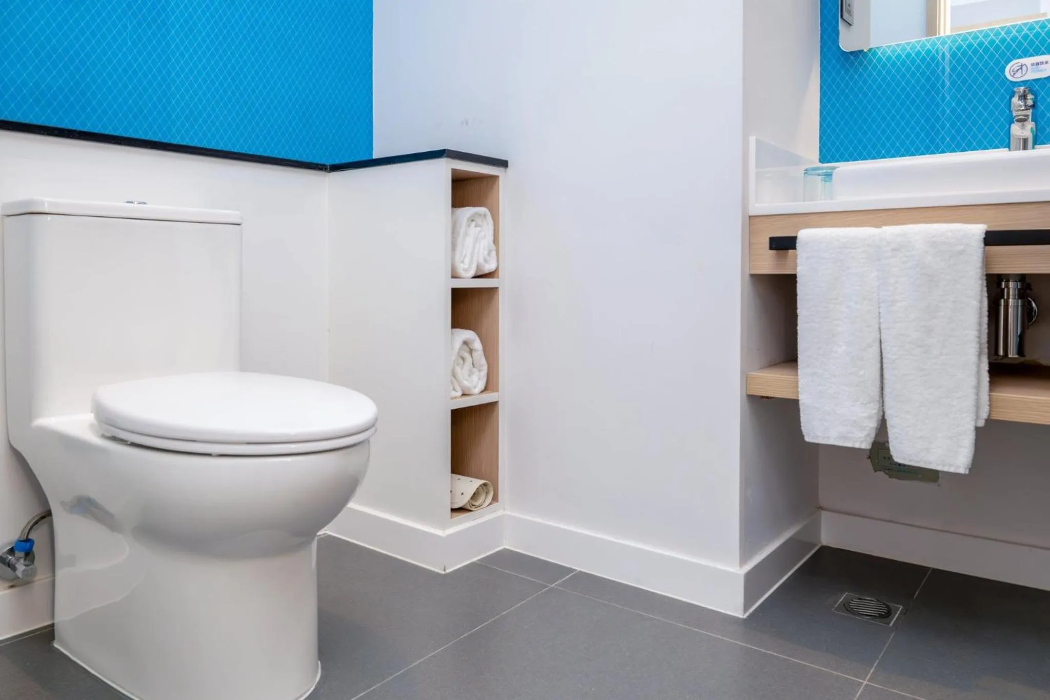 Bathroom in Holiday Inn Express Shanghai Pudong Airport by IHG