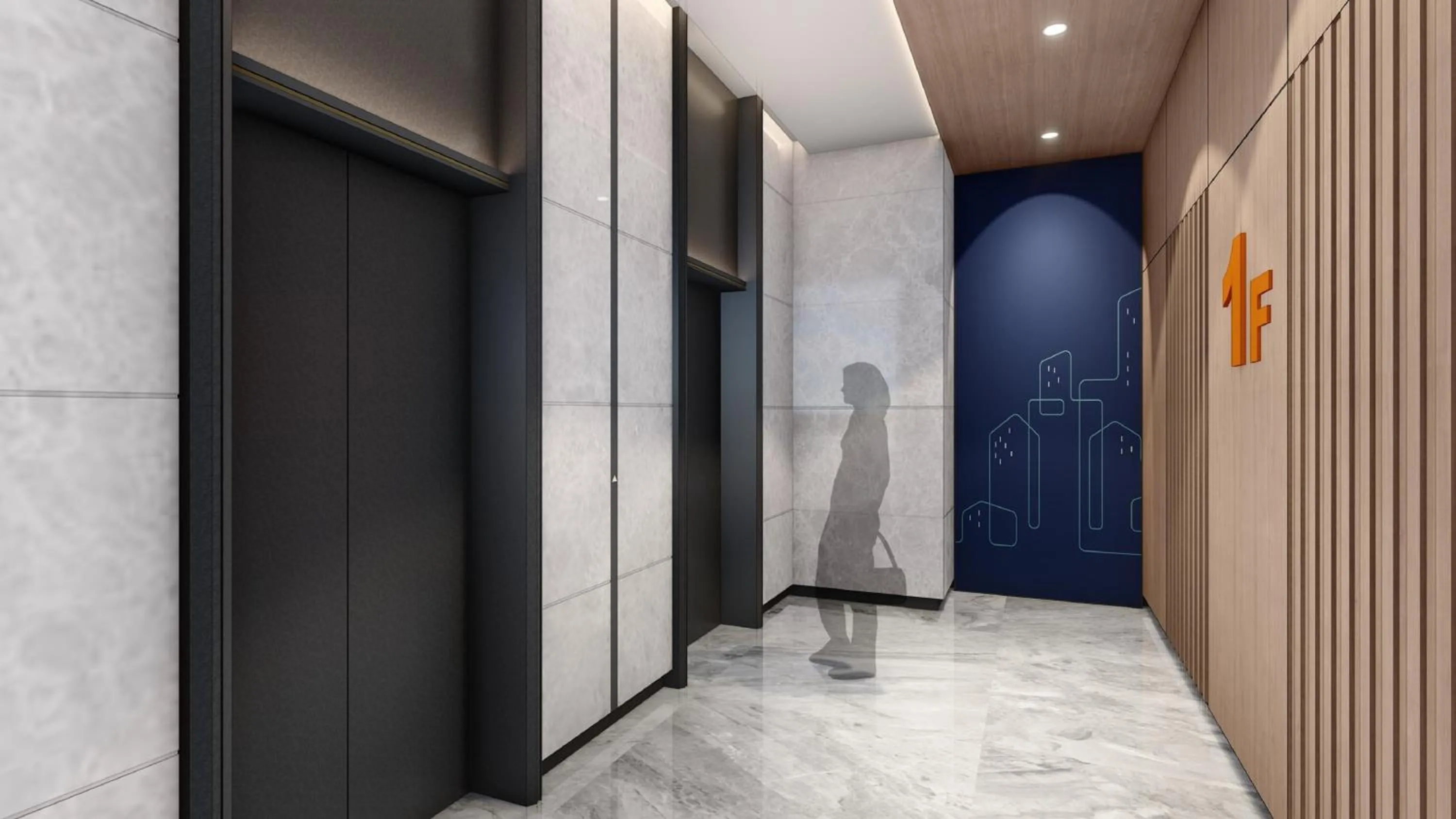 Lobby or reception in Holiday Inn Express Shanghai Pudong Airport by IHG