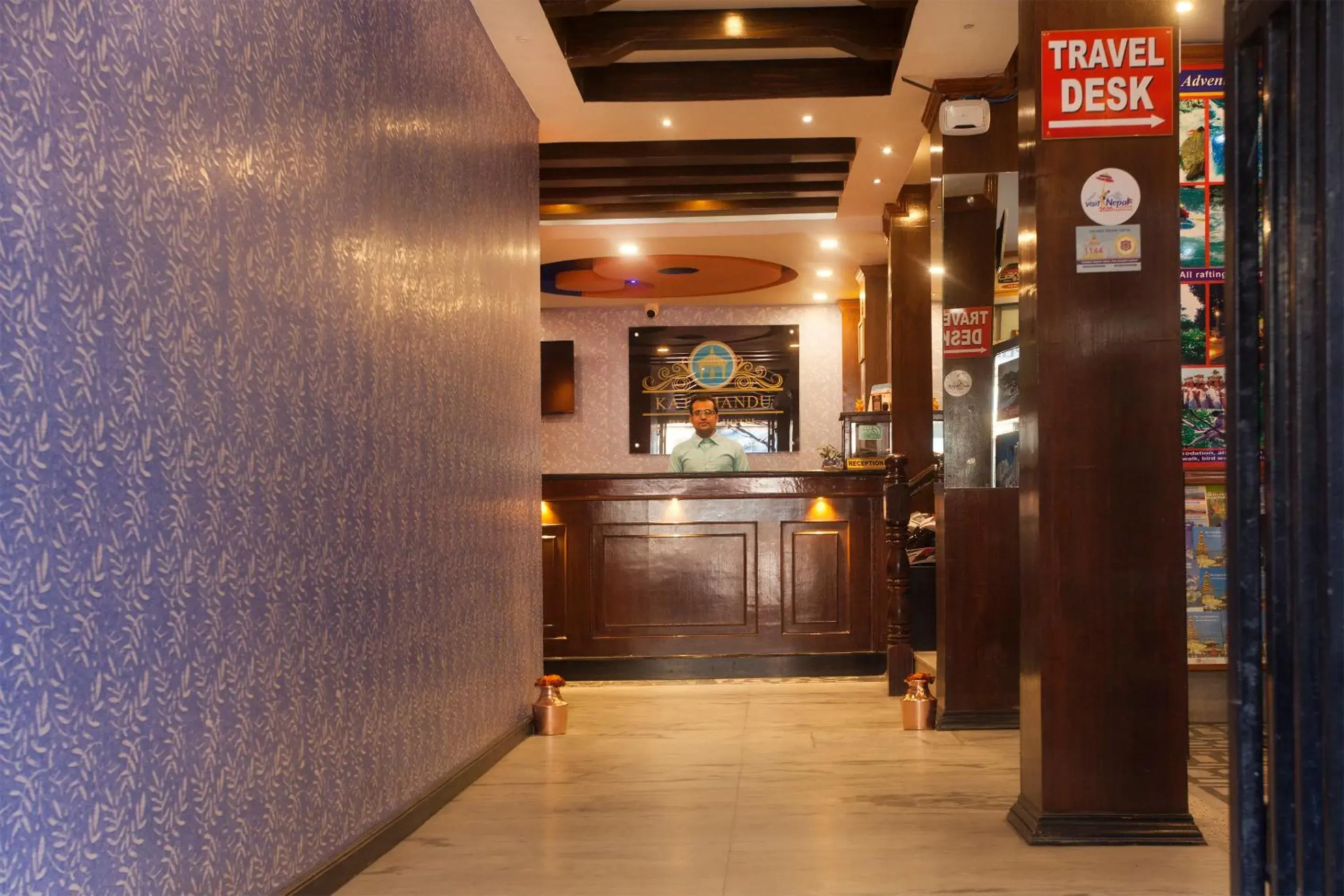 Lobby or reception in Kathmandu Regency Hotel Lobby or reception in Kathmandu Regency Hotel