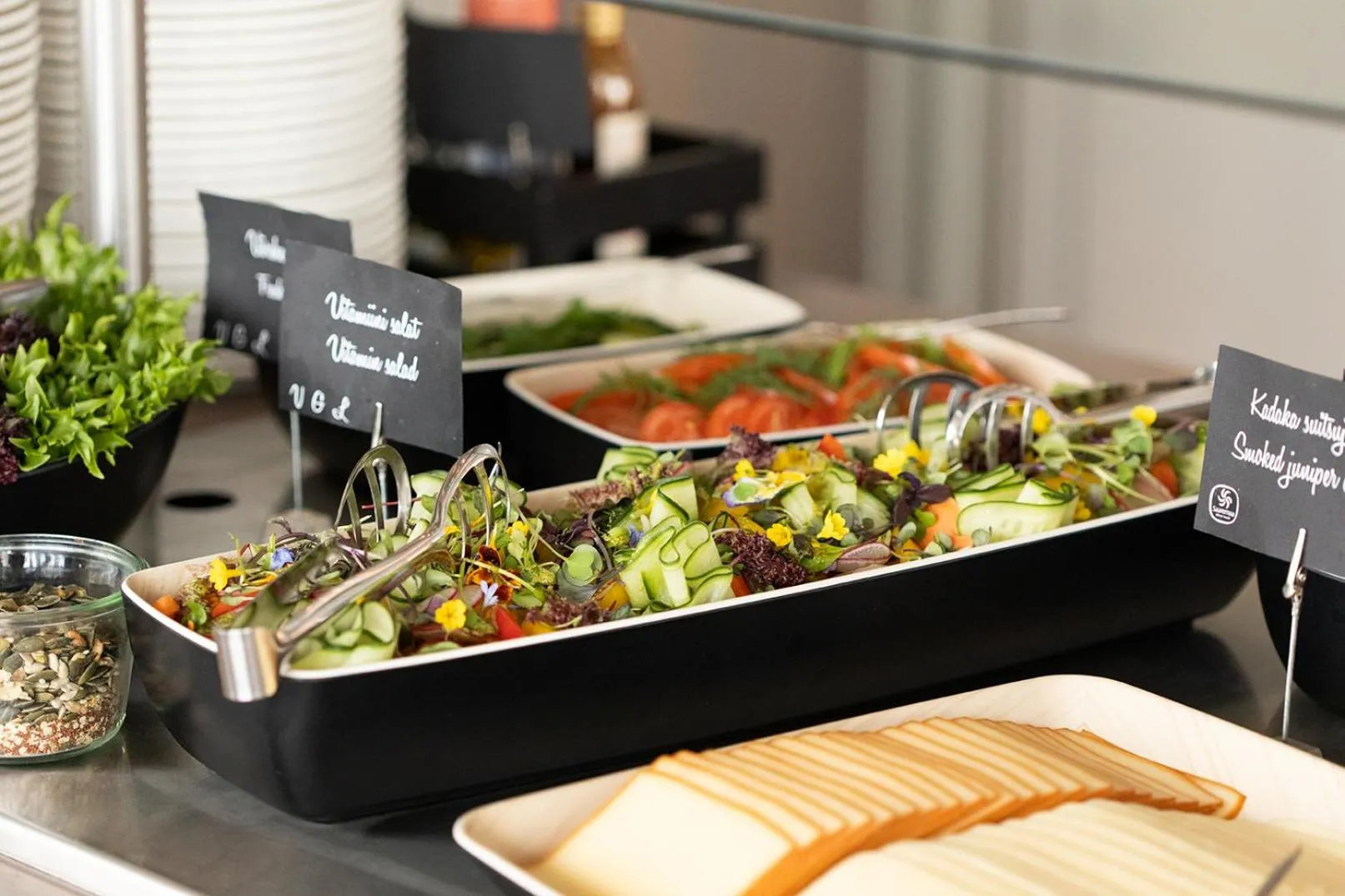 Buffet breakfast in Georg Ots Spa Hotel