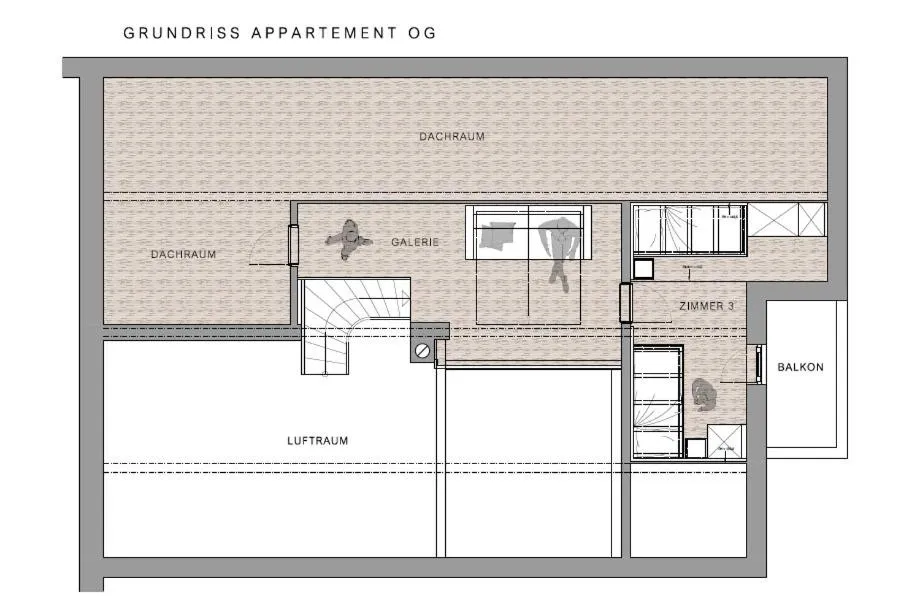 Floor plan in Aparthotel Hohe Brücke