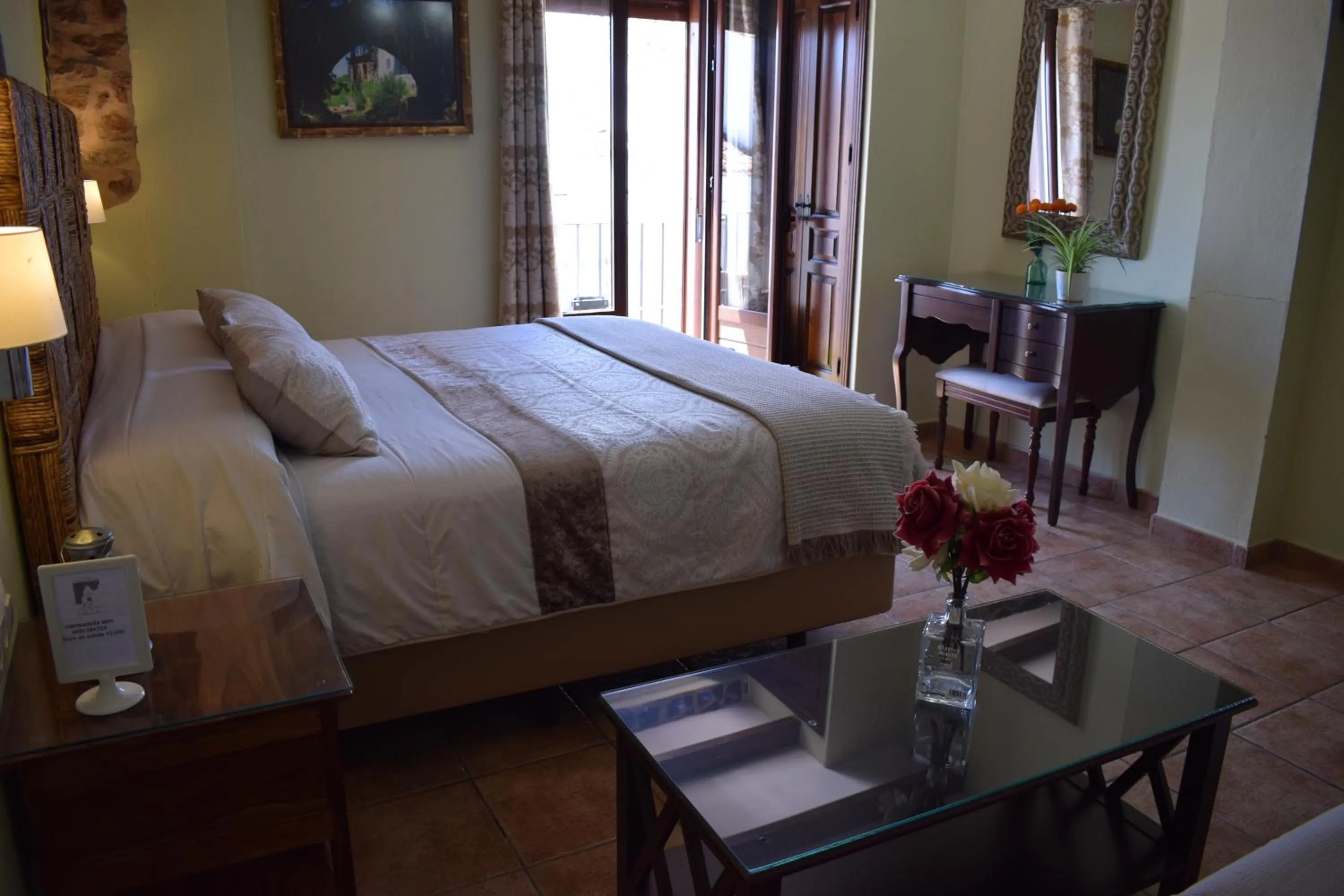 Bed in Hostal Rural Molino Del Bombo