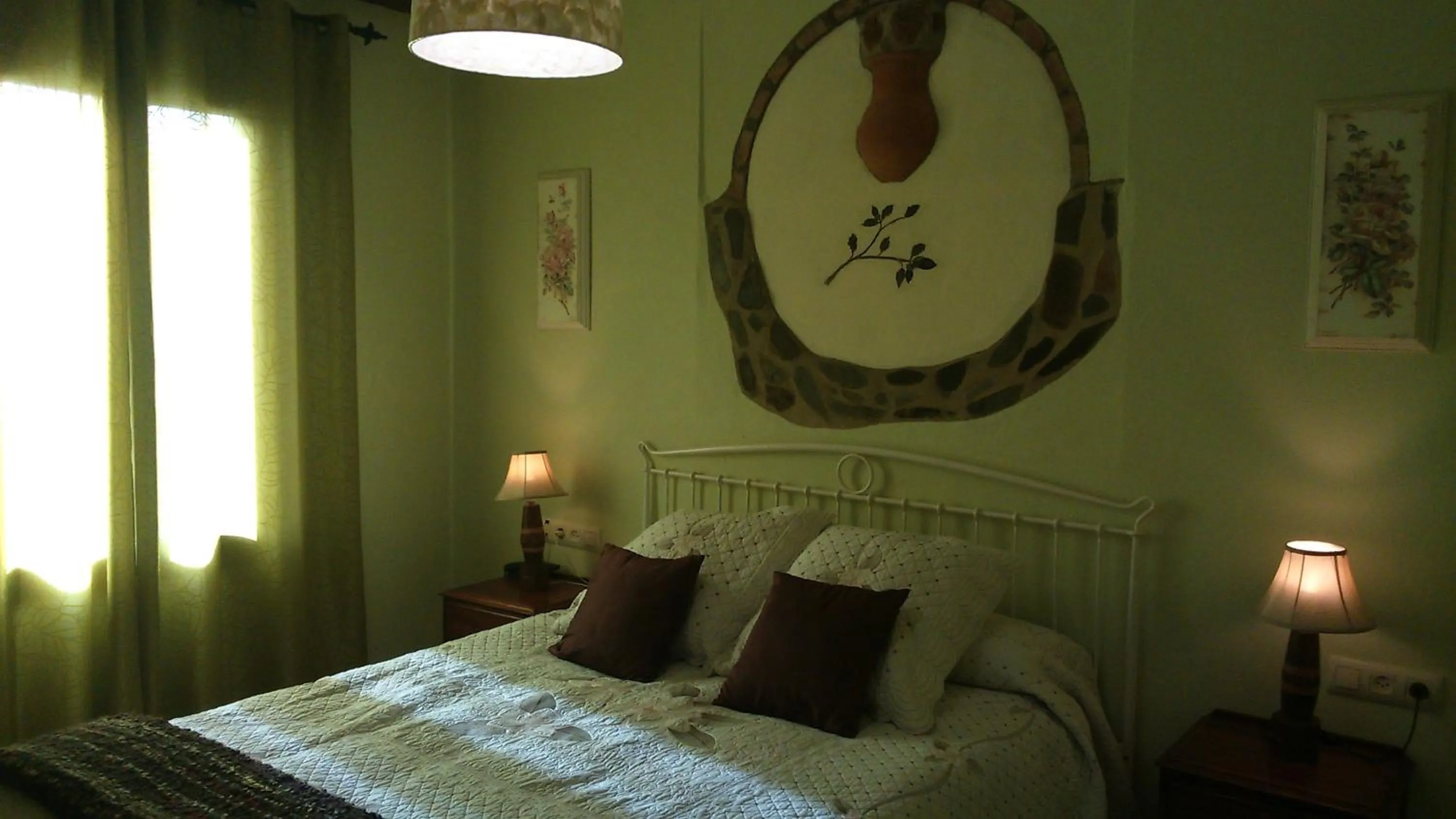 Bedroom, Bed in Hostal Rural Molino Del Bombo