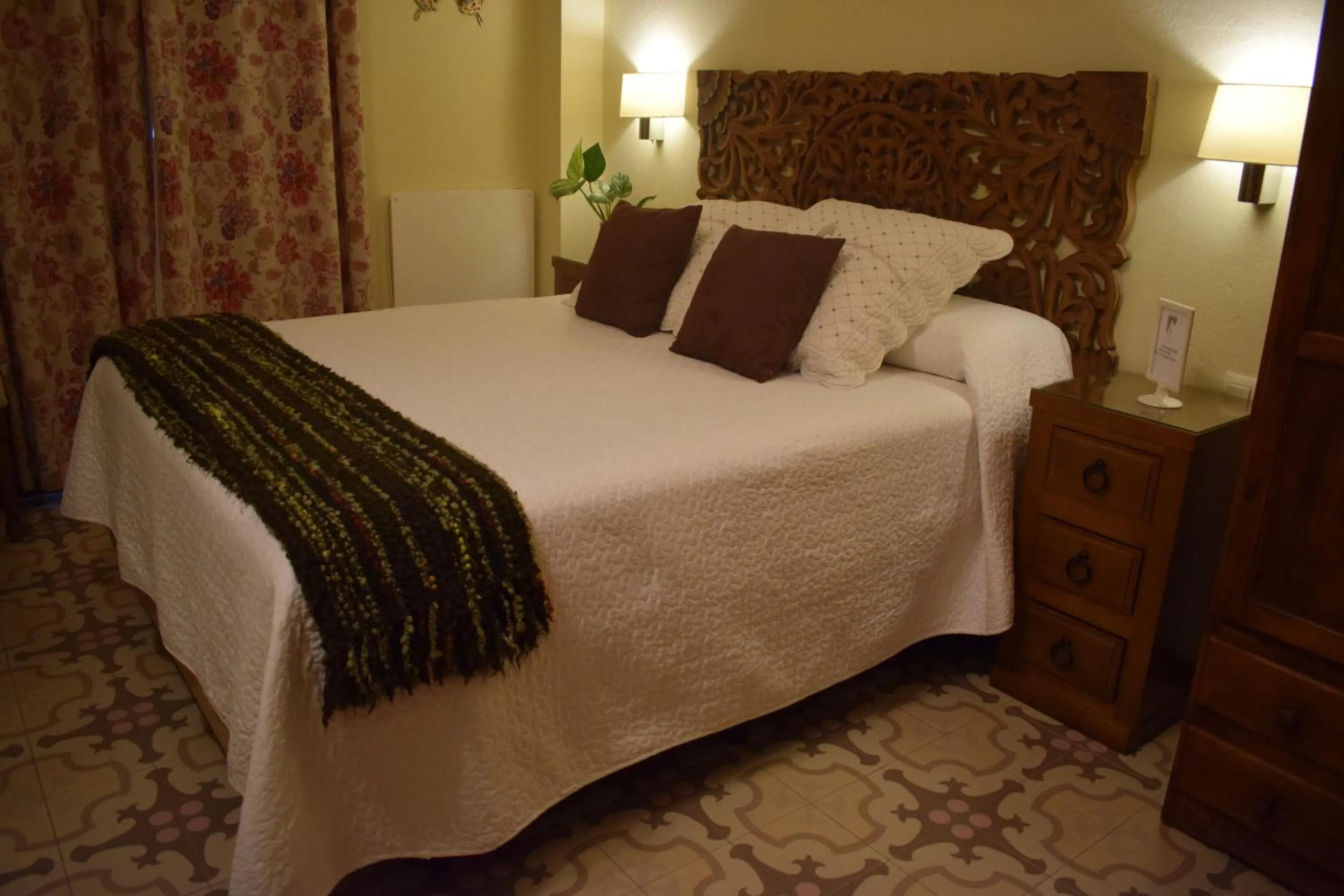 Bed in Hostal Rural Molino Del Bombo