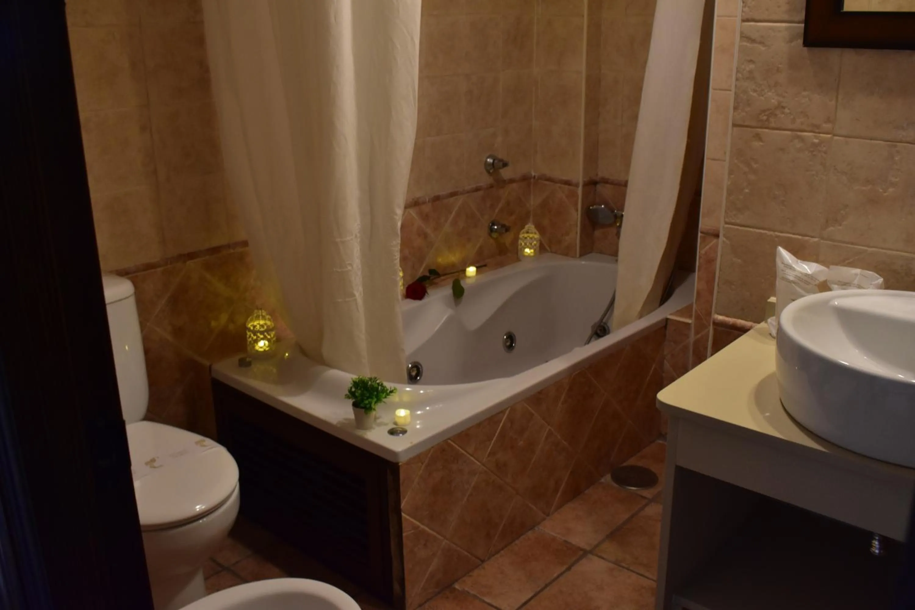 Bathroom in Hostal Rural Molino Del Bombo