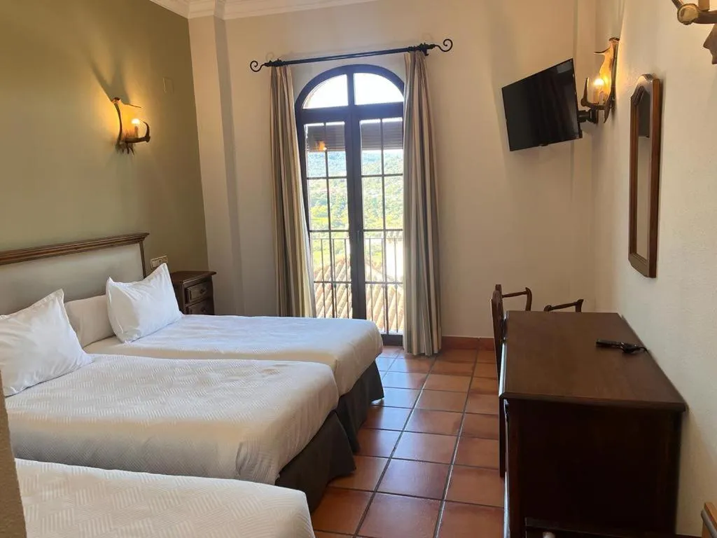 Bed in Hotel Sierra de Ubrique