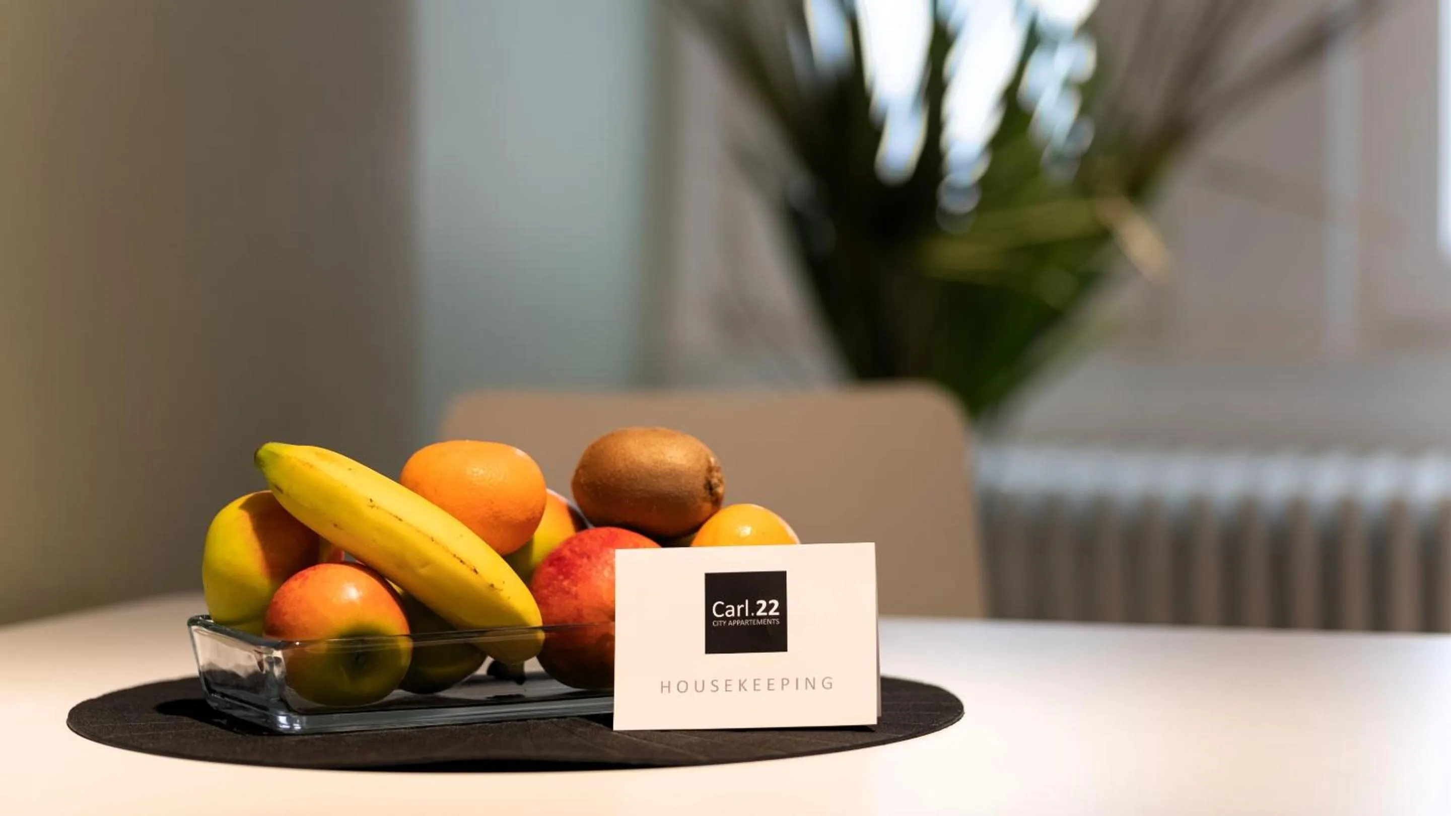 Food and drinks in Carl.22 City Appartements