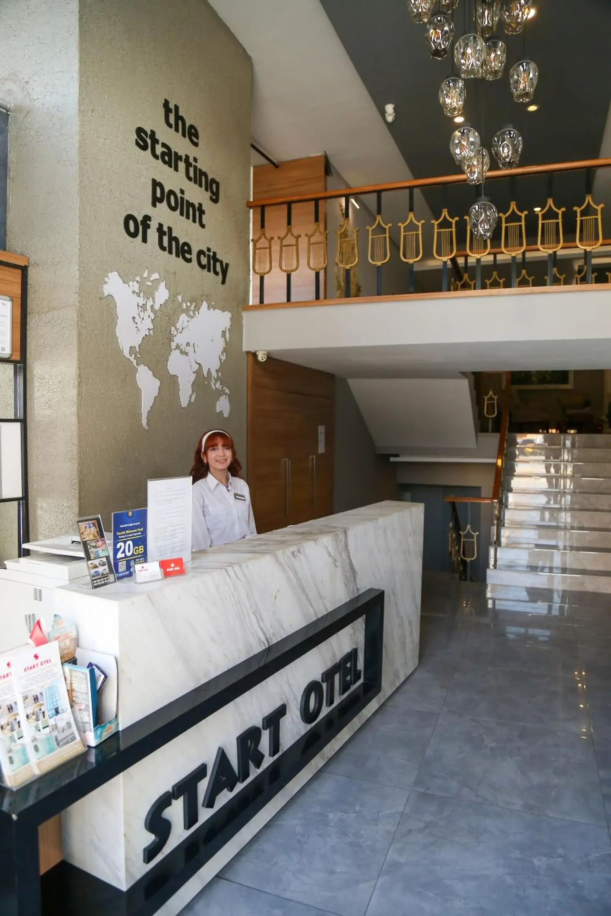 Lobby or reception in Start Hotel Lobby or reception in Start Hotel