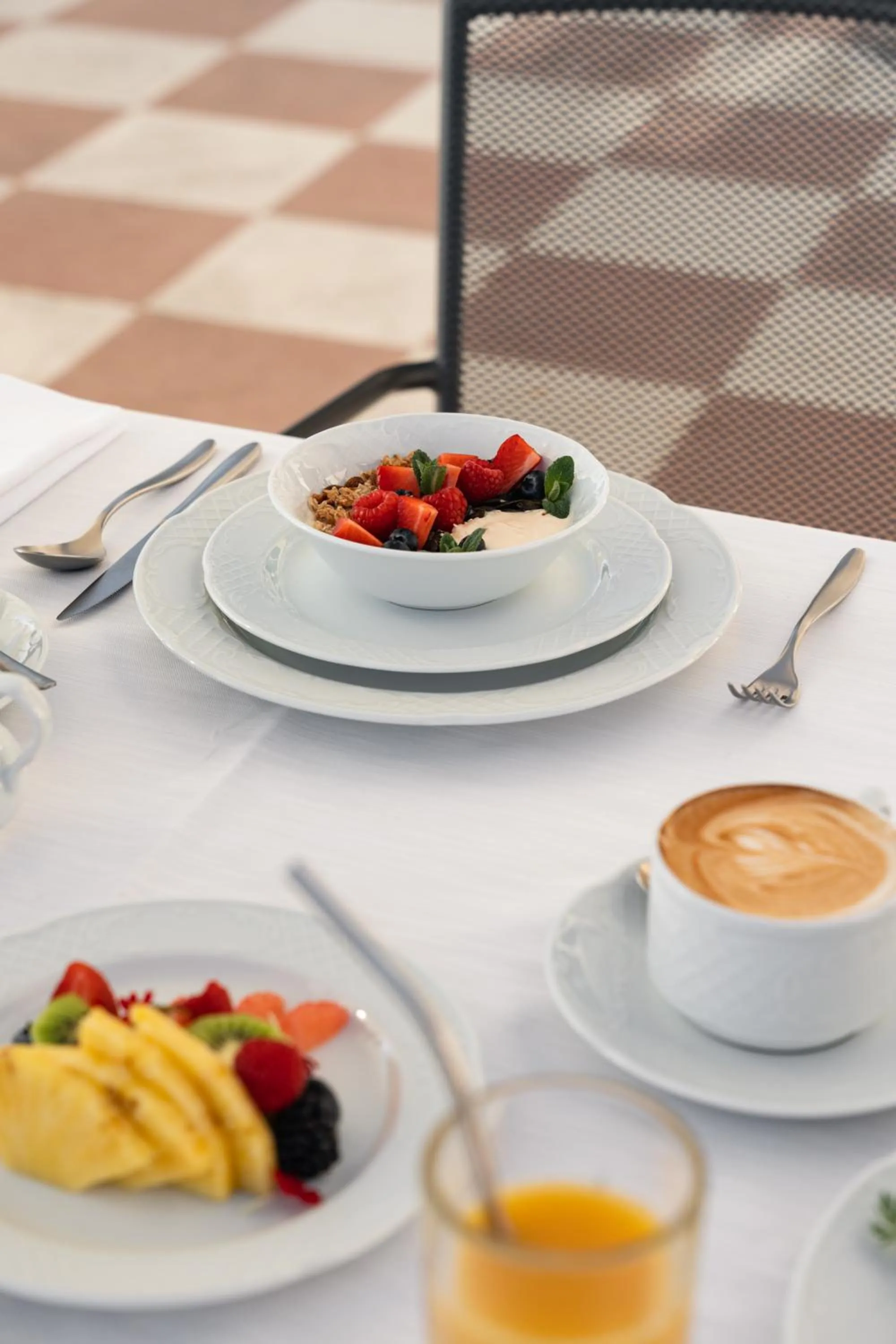 Breakfast in Hotel Villa La Bollina