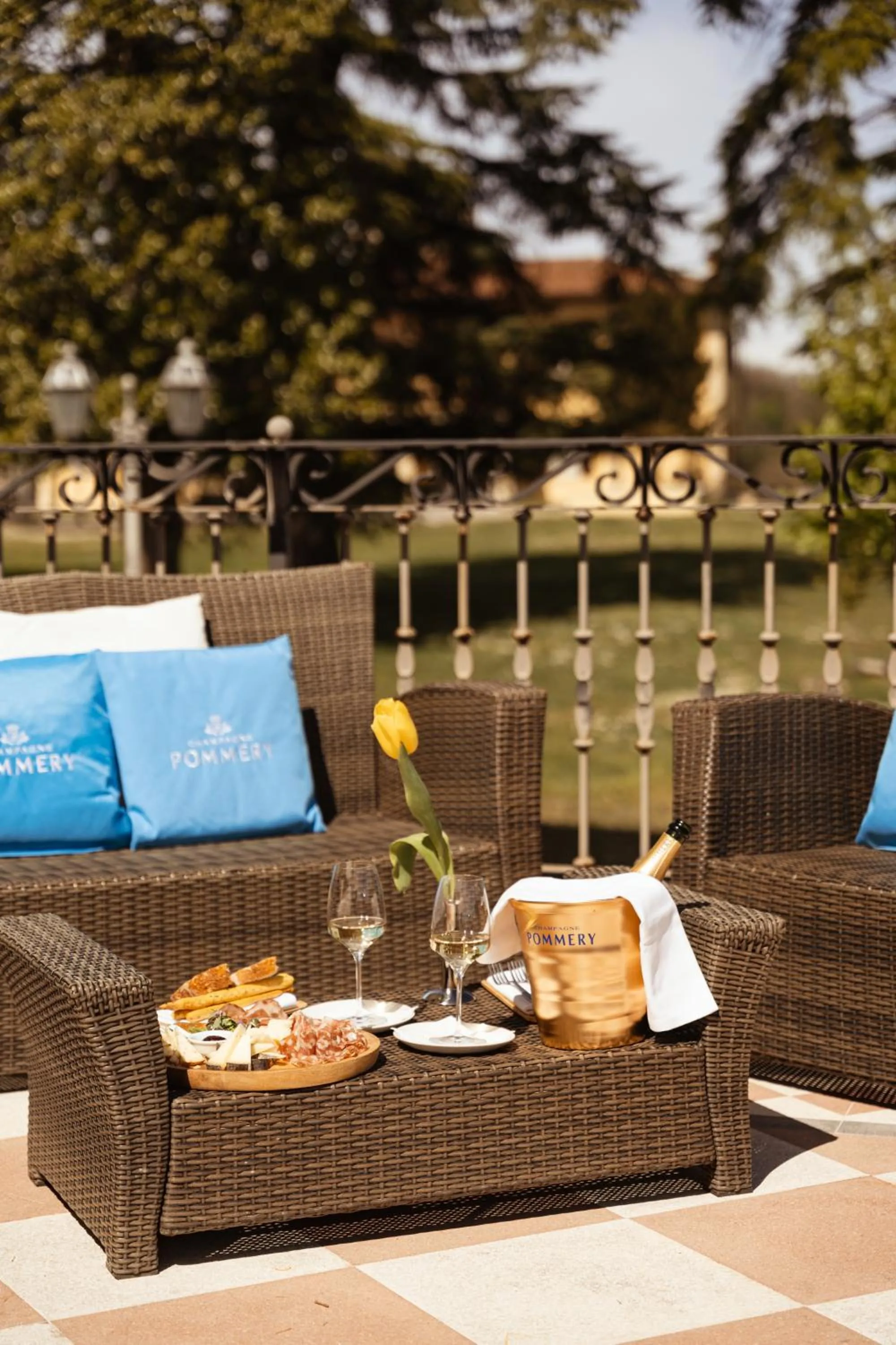 Balcony/Terrace in Hotel Villa La Bollina