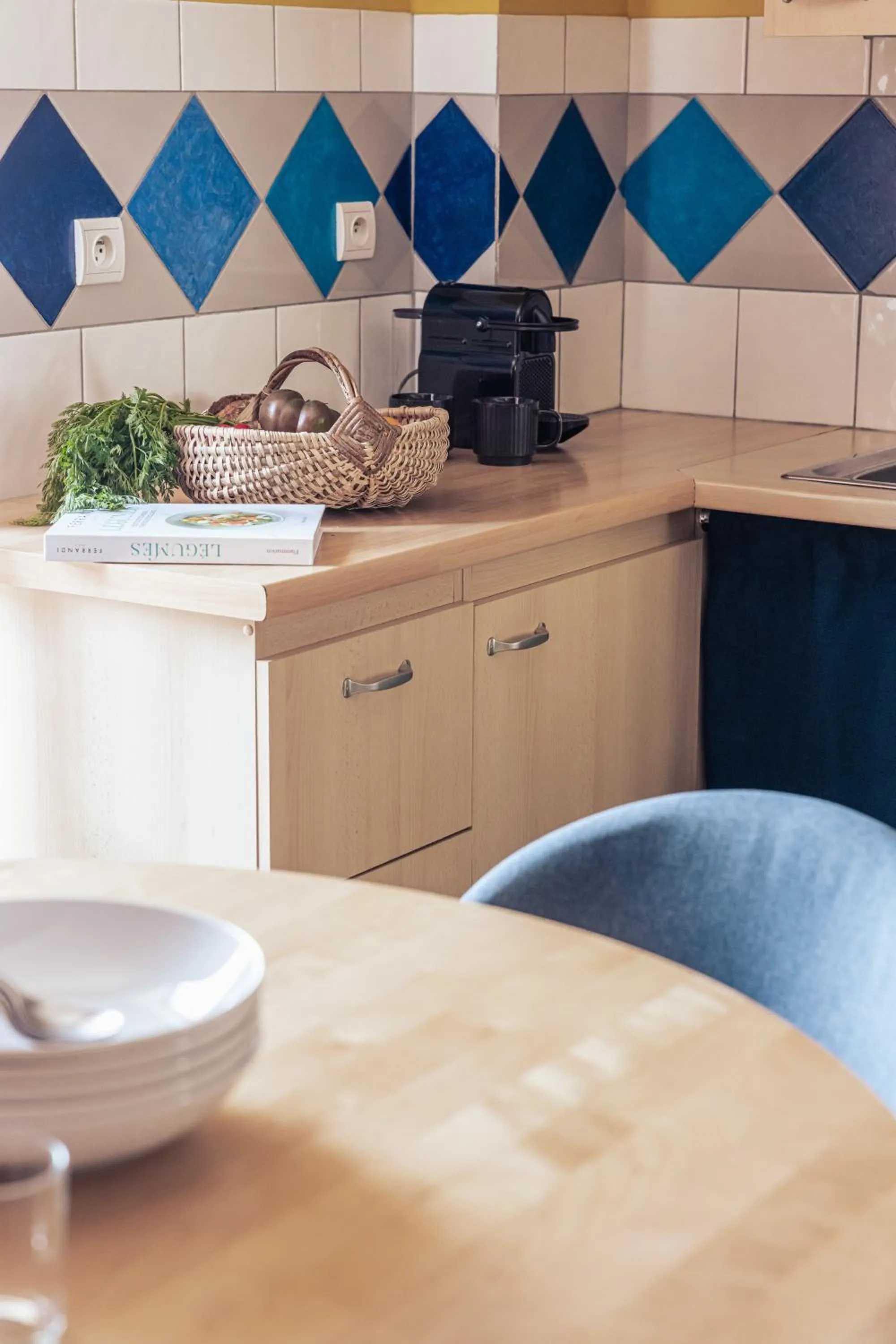 kitchen in Appart-Hotel Les Palombieres