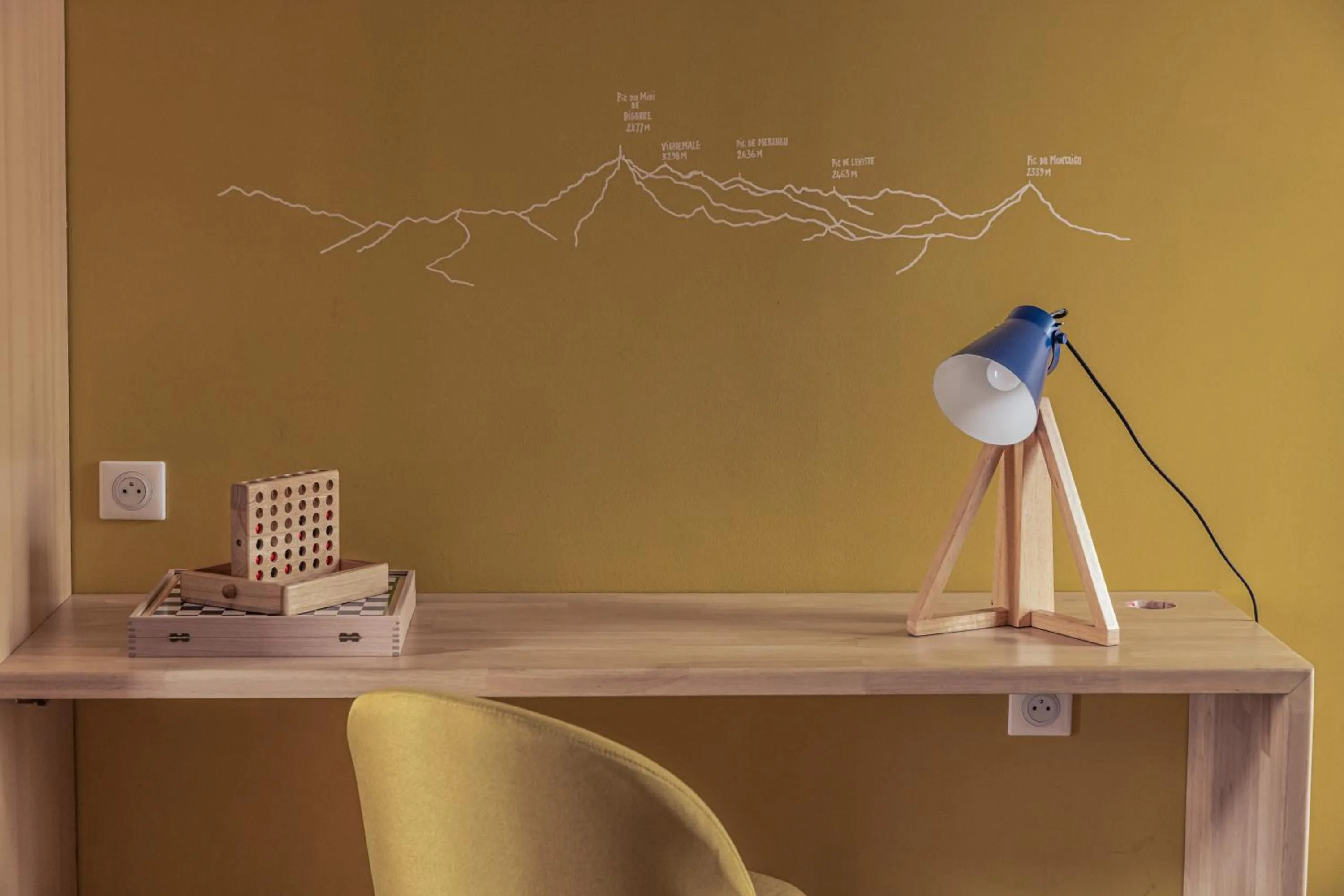 Decorative detail in Appart-Hotel Les Palombieres