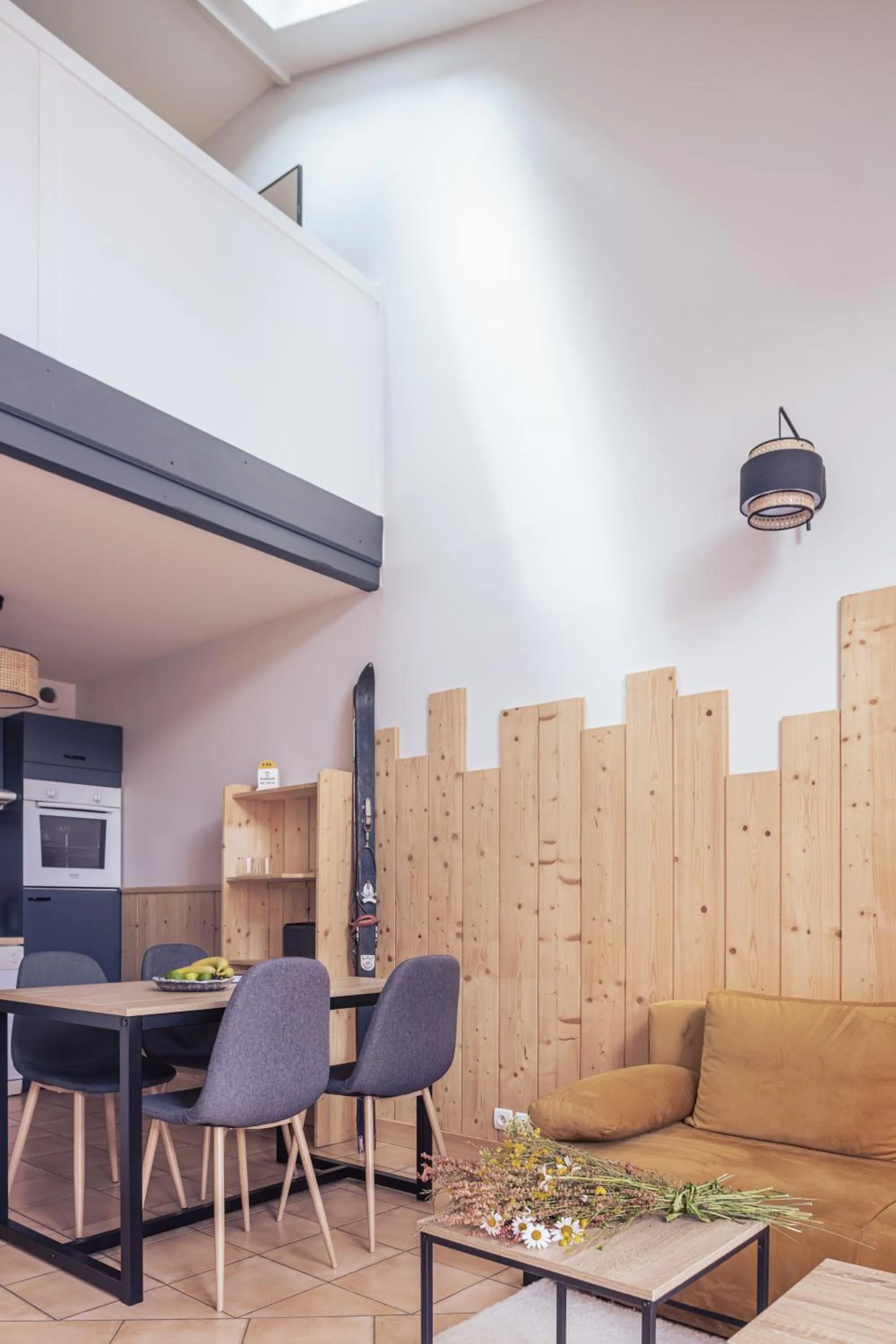 Kitchen or kitchenette in Appart-Hotel Les Palombieres