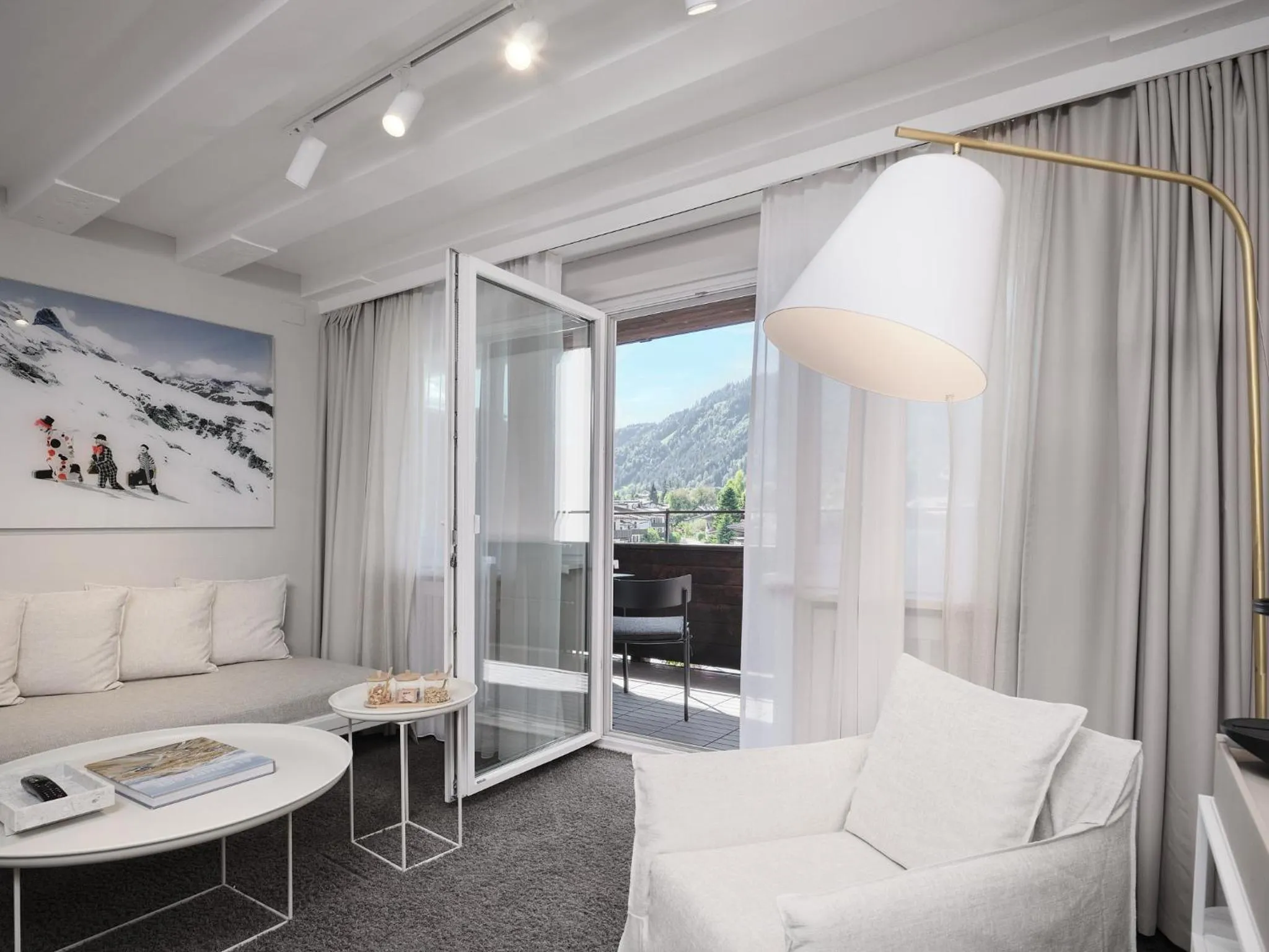 Seating area in Q! Hotel Maria Theresia