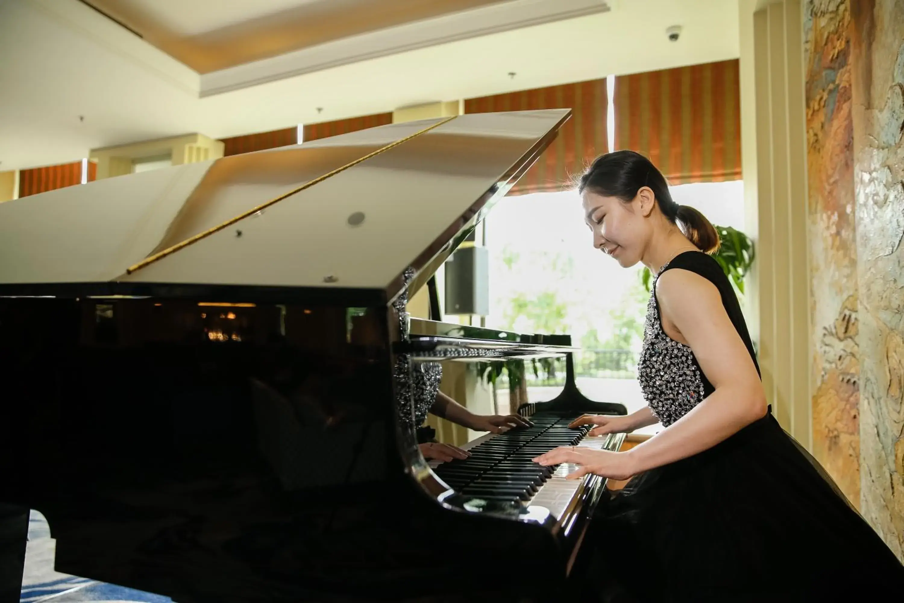 Lobby or reception in Shangri-La Harbin Lobby or reception in Shangri-La Harbin