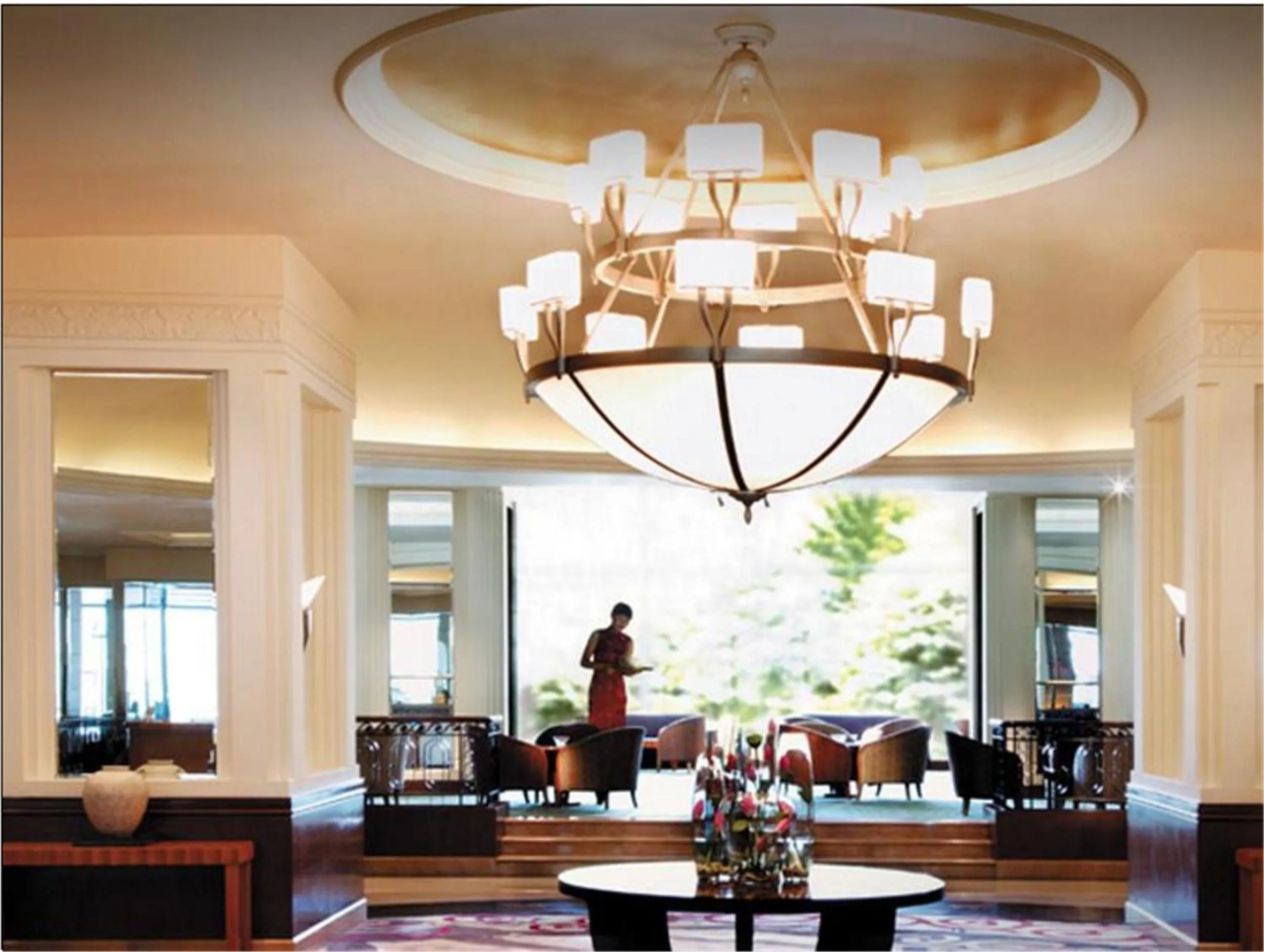 Decorative detail in Shangri-La Harbin