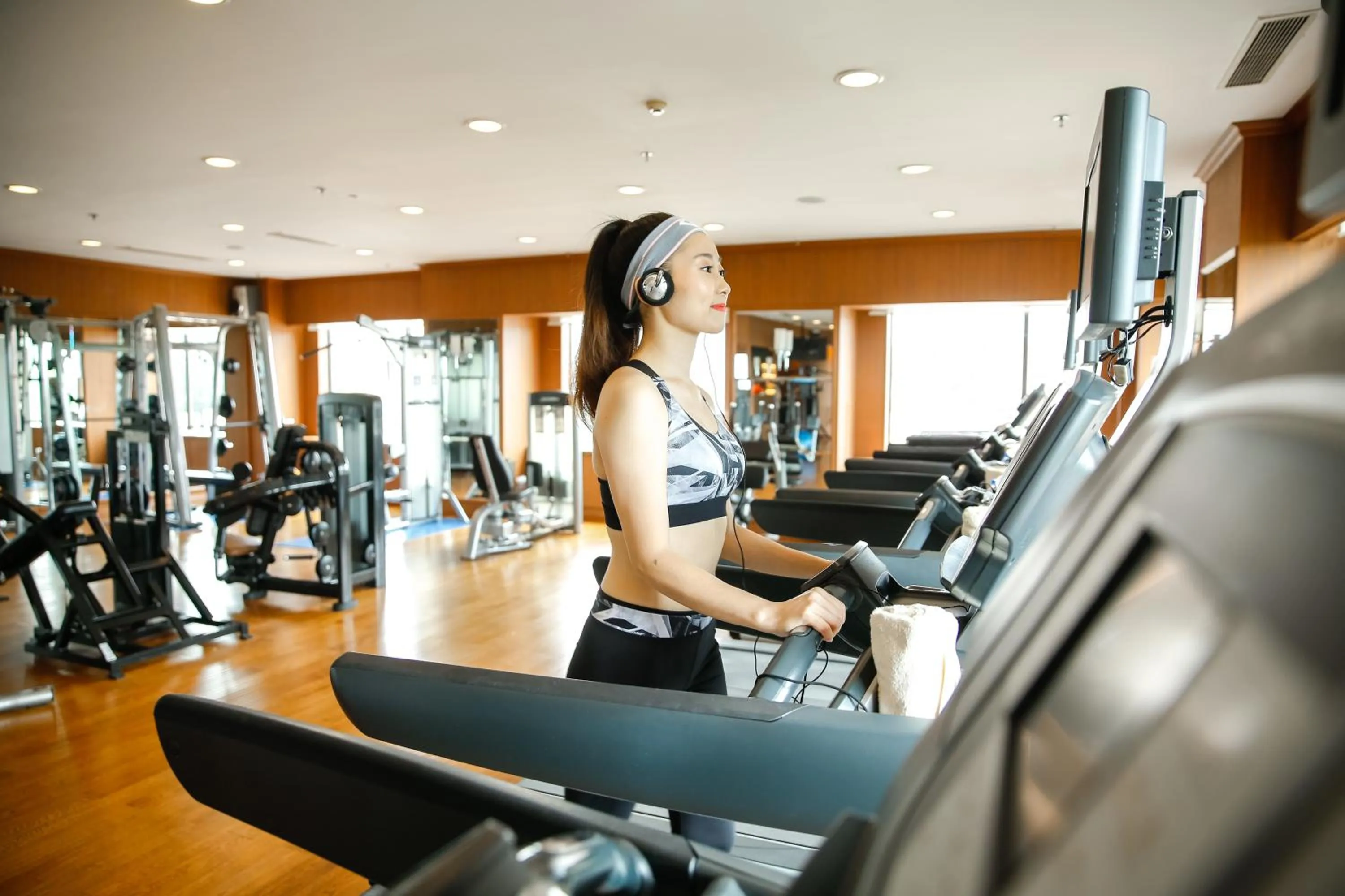 Fitness centre/facilities in Shangri-La Harbin