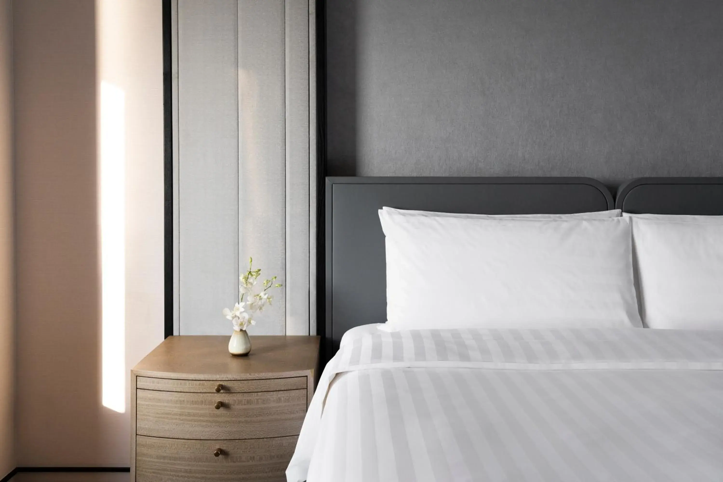 Bed in Shangri-La Harbin Bed in Shangri-La Harbin