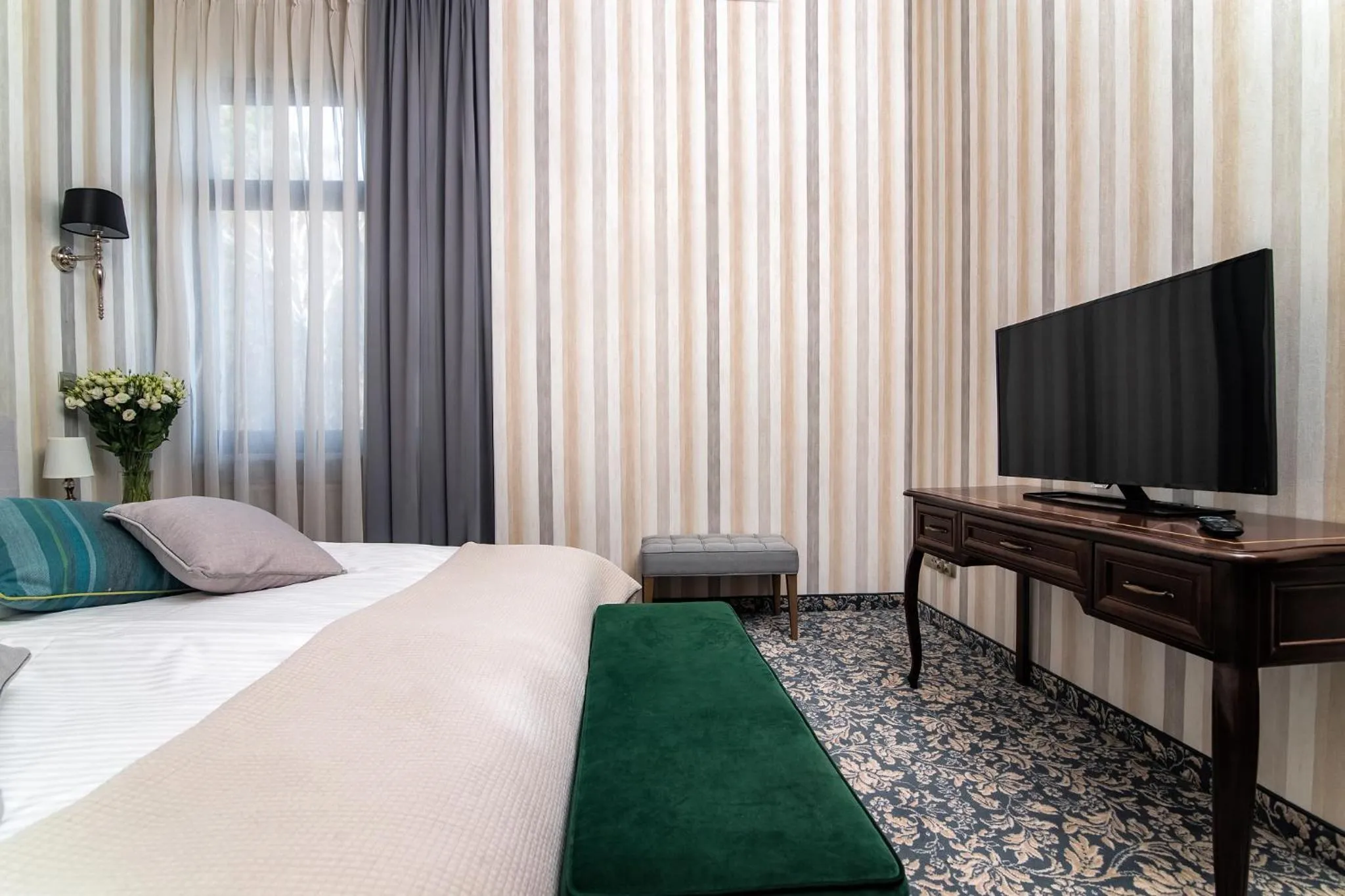 Bedroom, Bed in Hotel Park Kajetany