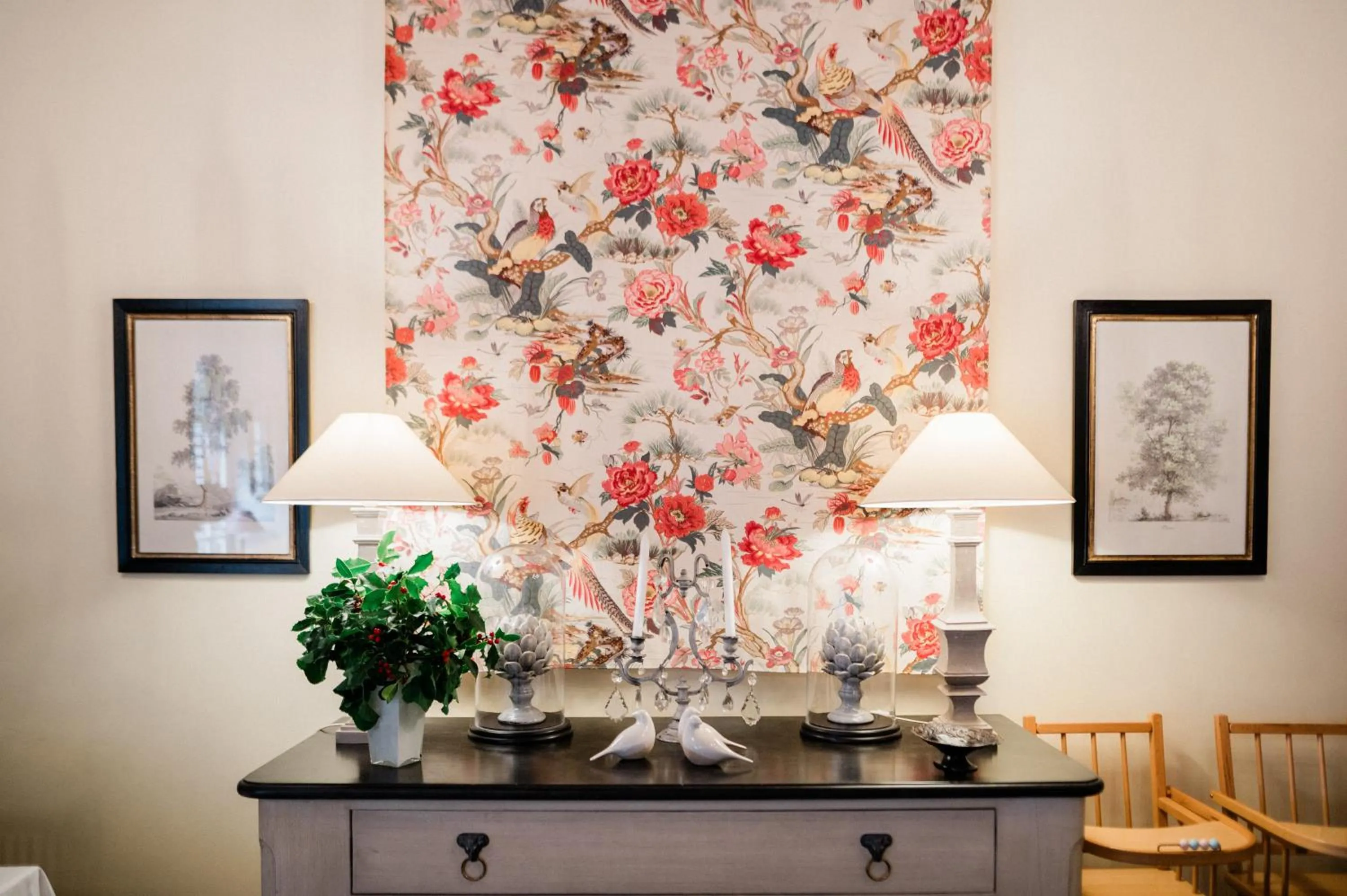 Decorative detail in Le Champ des Oiseaux Hôtel & Spa