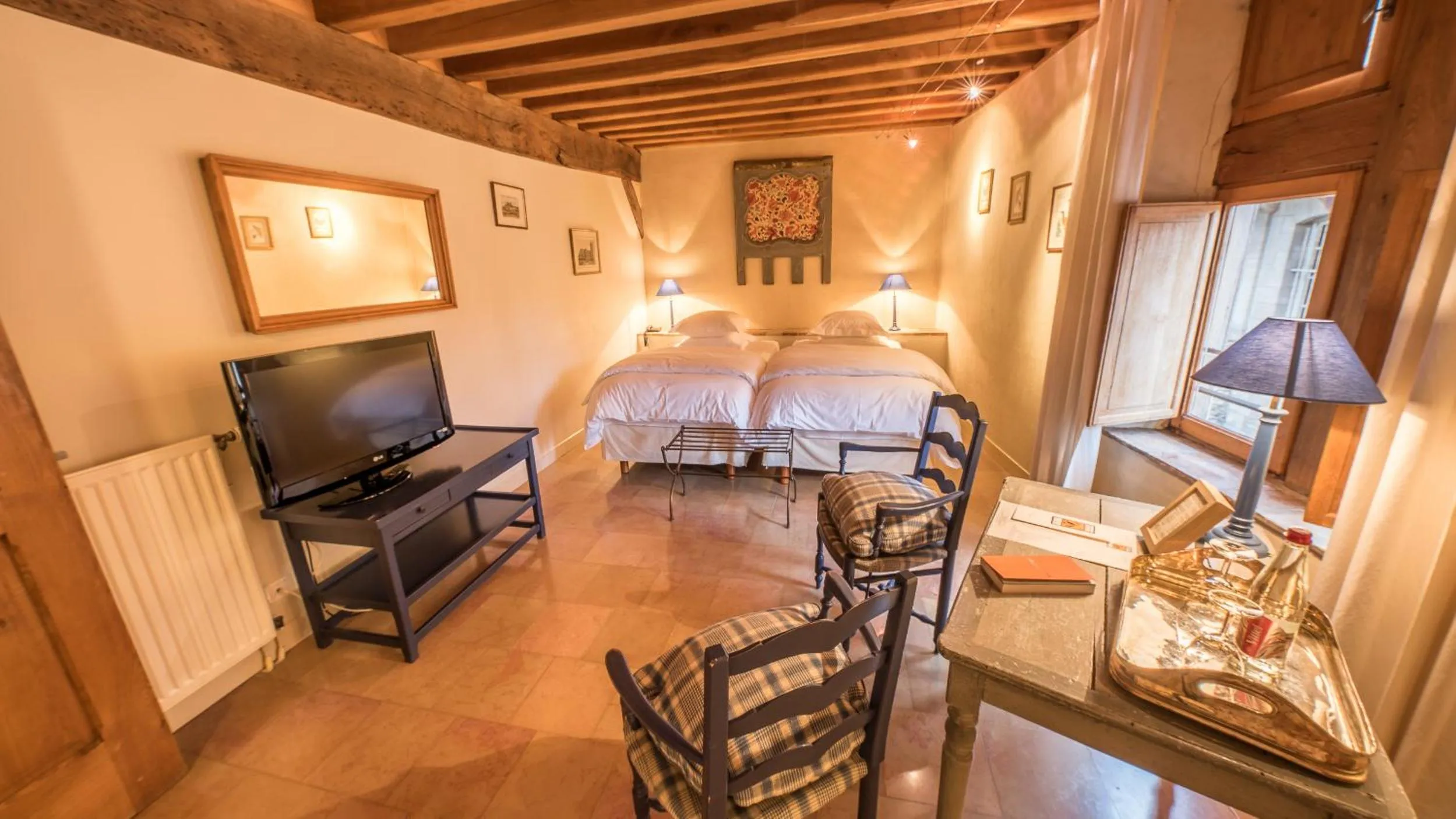 Bedroom, Bed in Le Champ des Oiseaux Hôtel & Spa