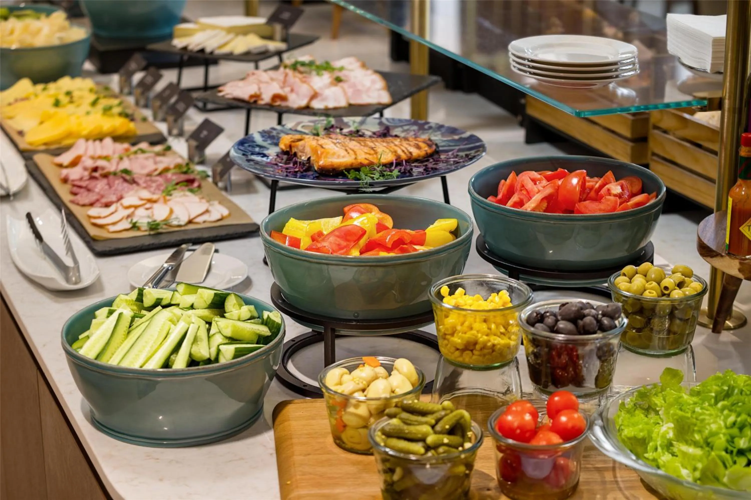 Breakfast in Radisson Blu Hotel, Kyiv City Centre