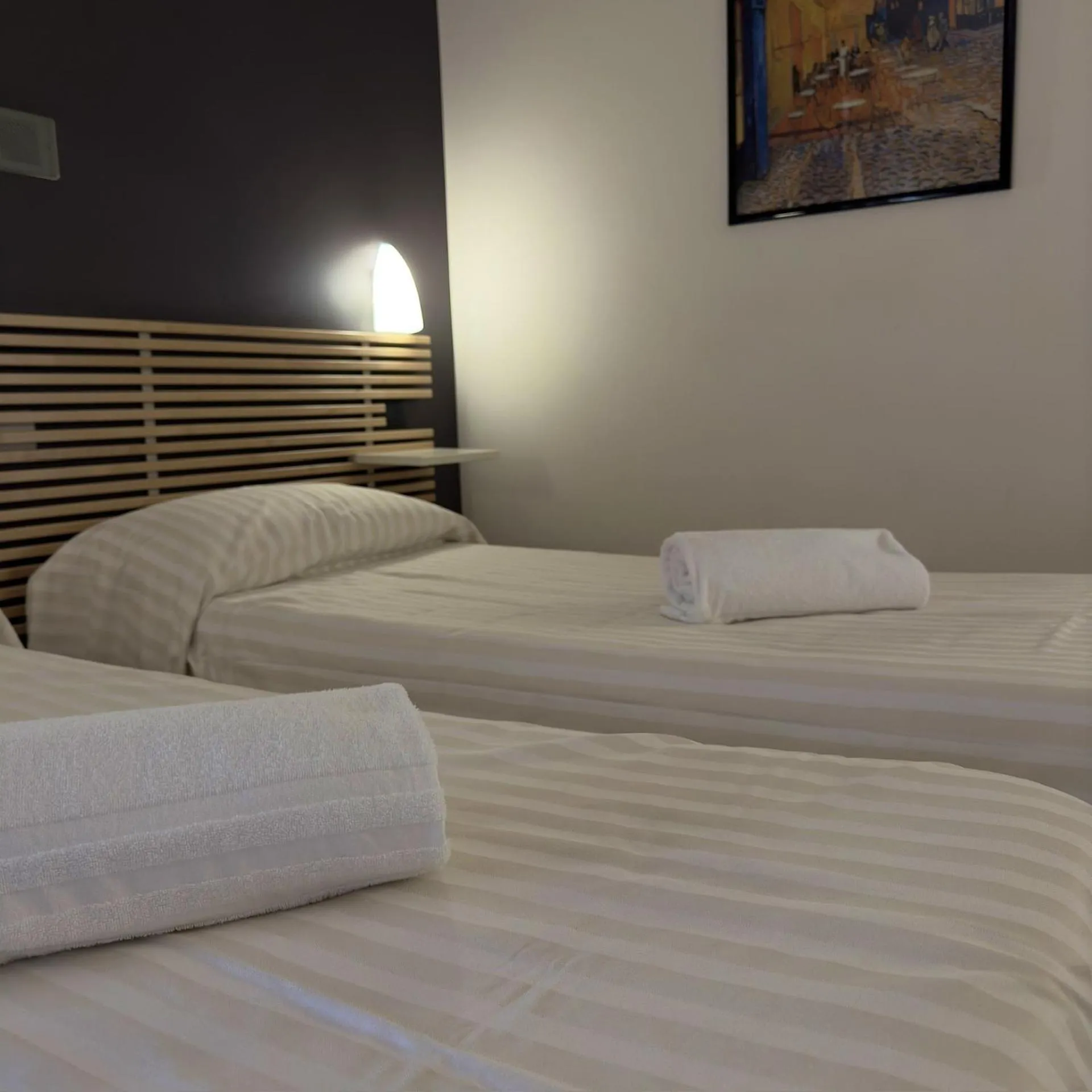 Bed in Hotel Quadrifoglio