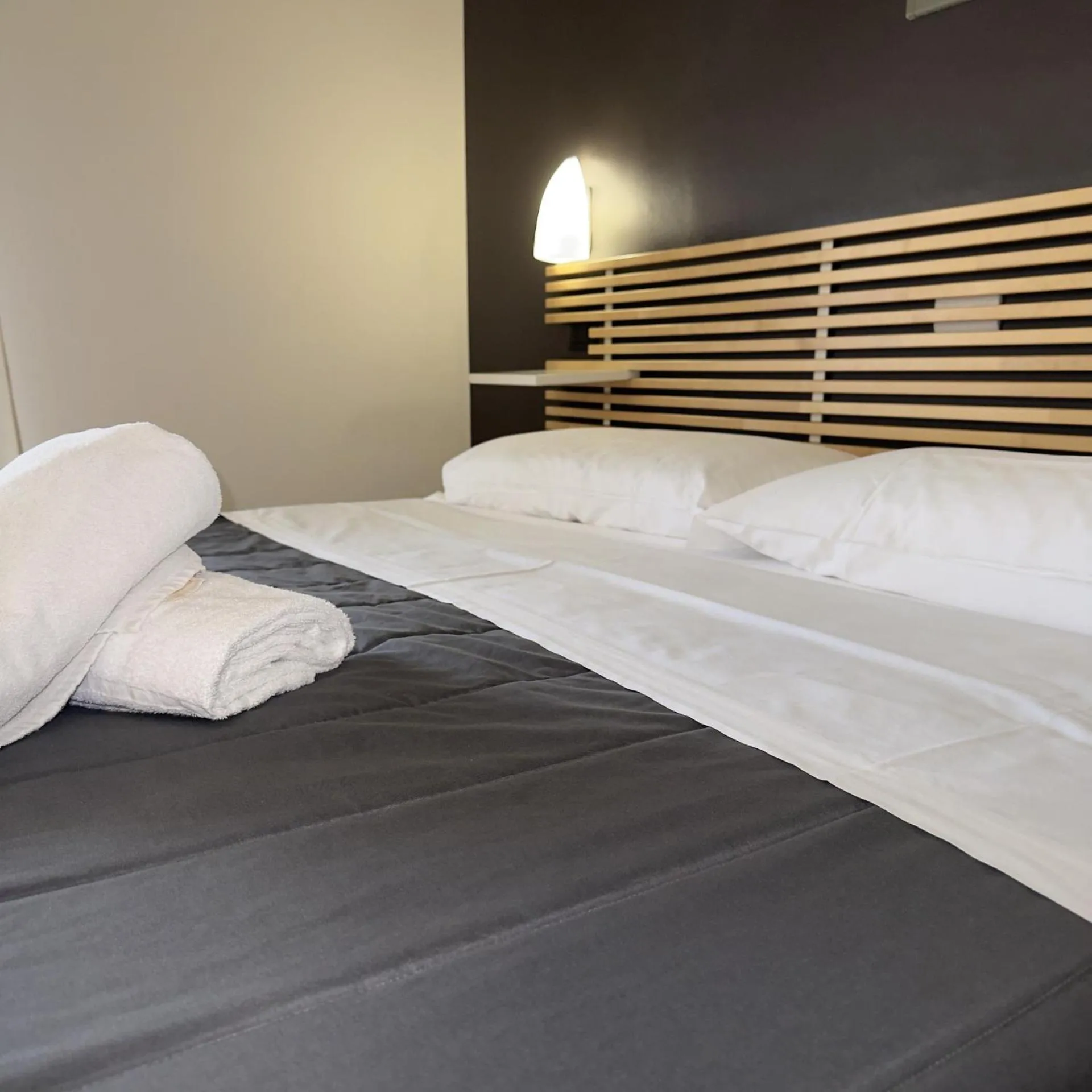 Bed in Hotel Quadrifoglio