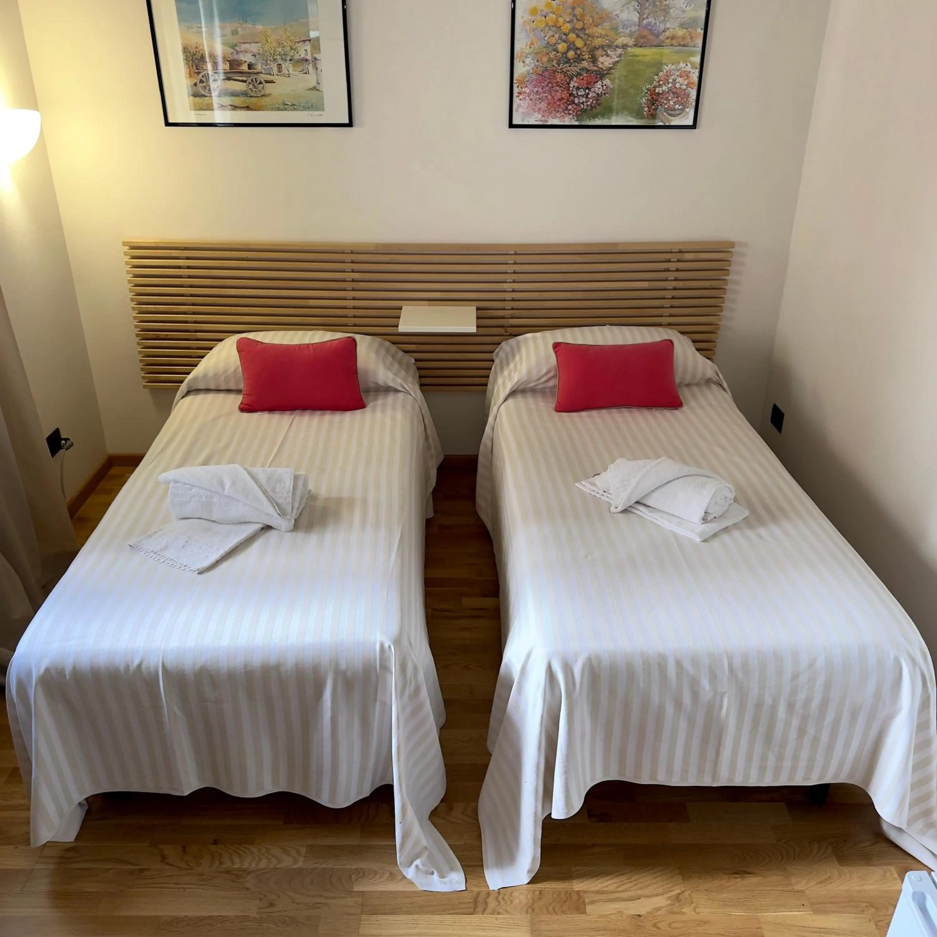 Bed in Hotel Quadrifoglio