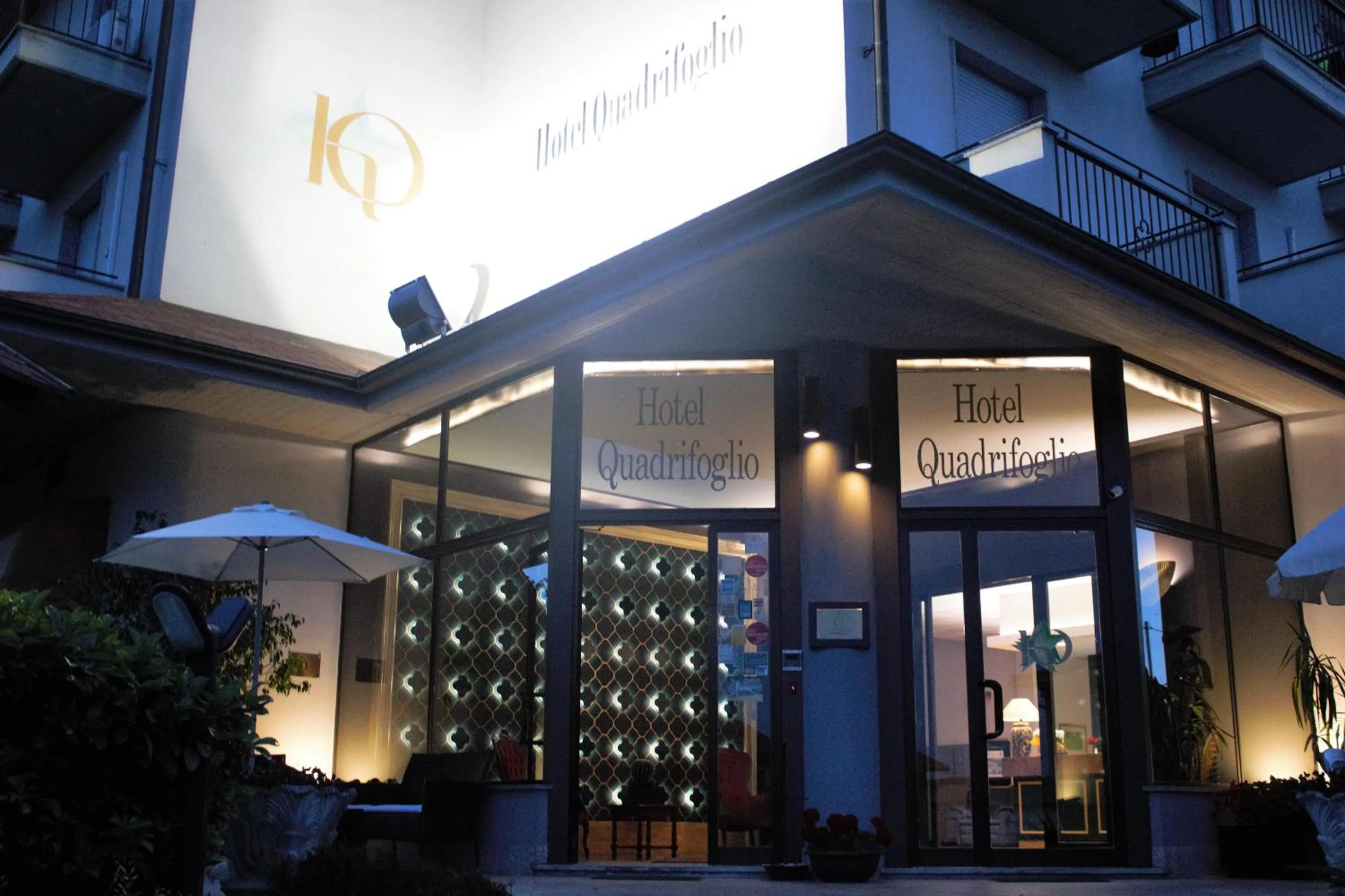 Facade/entrance in Hotel Quadrifoglio