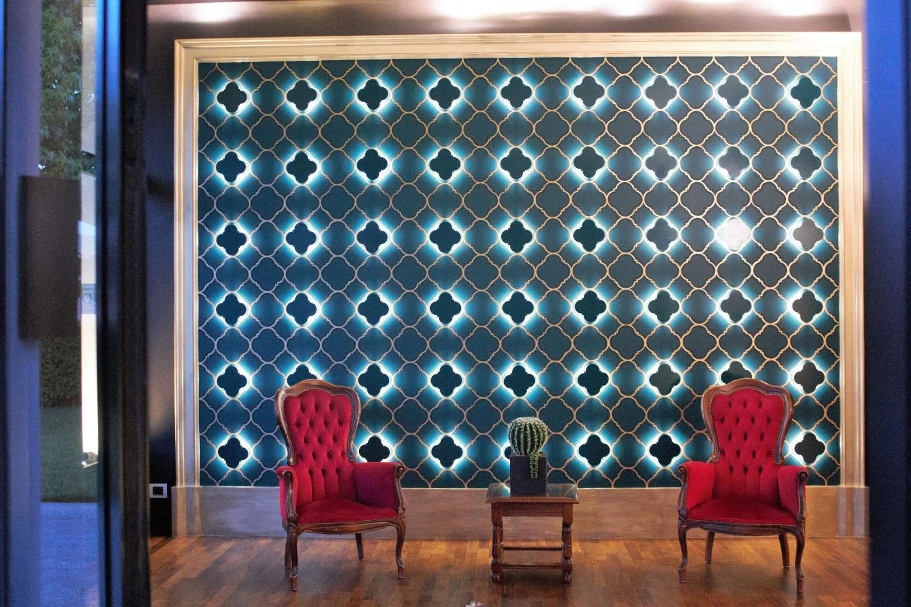 Decorative detail in Hotel Quadrifoglio