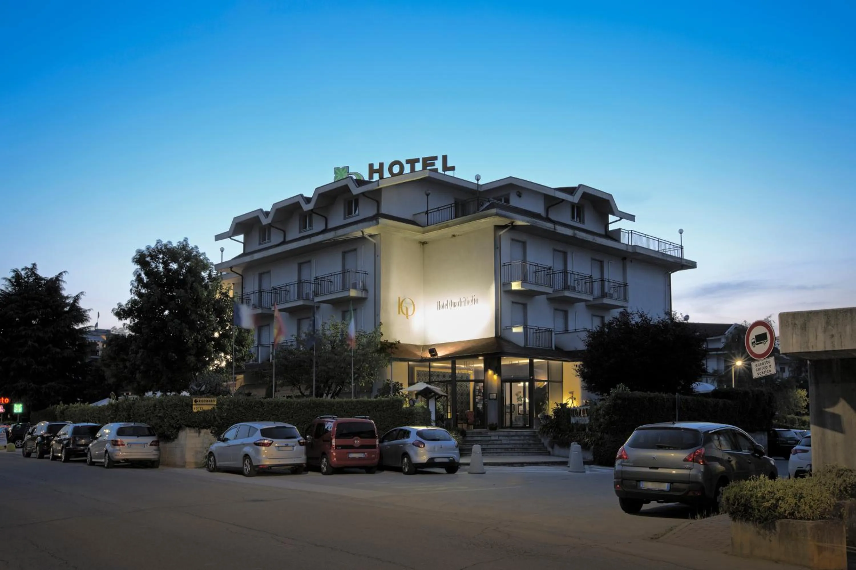 Property building in Hotel Quadrifoglio
