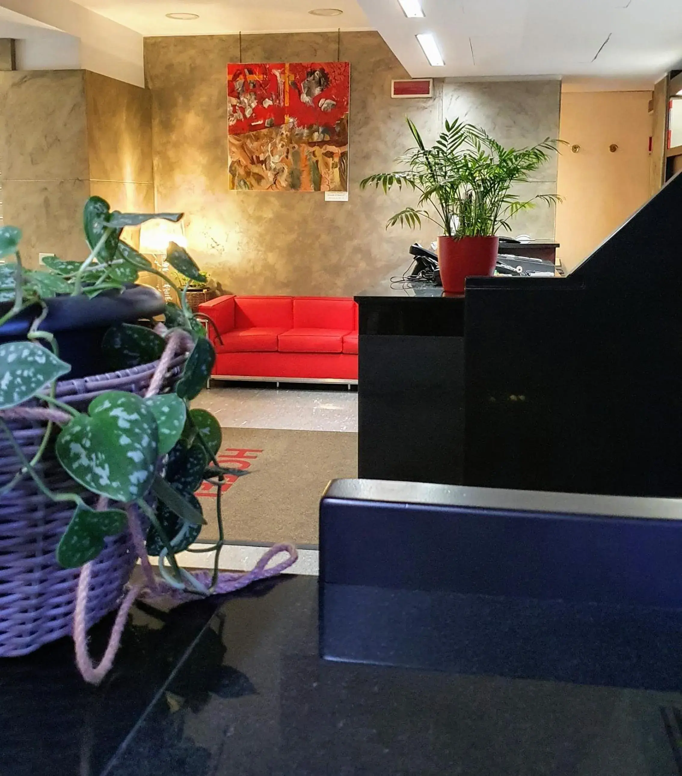 Lobby or reception in Hotel Metrò Lobby or reception in Hotel Metrò