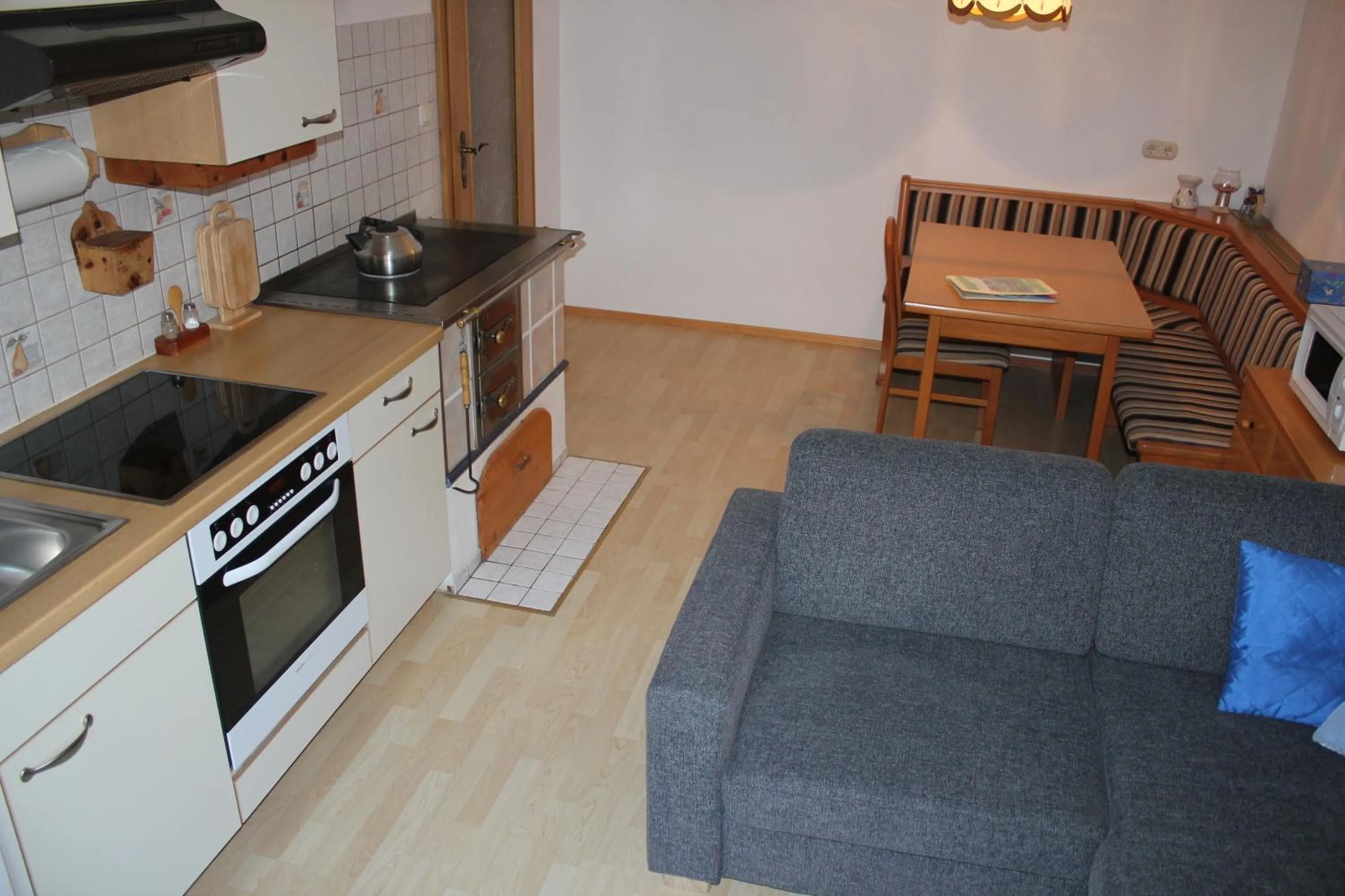 Kitchen or kitchenette in Familien & Wander-Pension Purkhardt