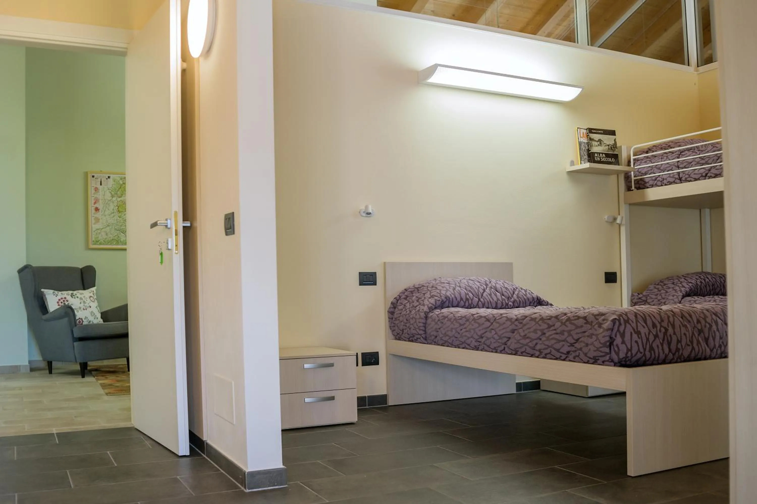 Quadruple Room with Private Bathroom in Agriostello delle Langhe