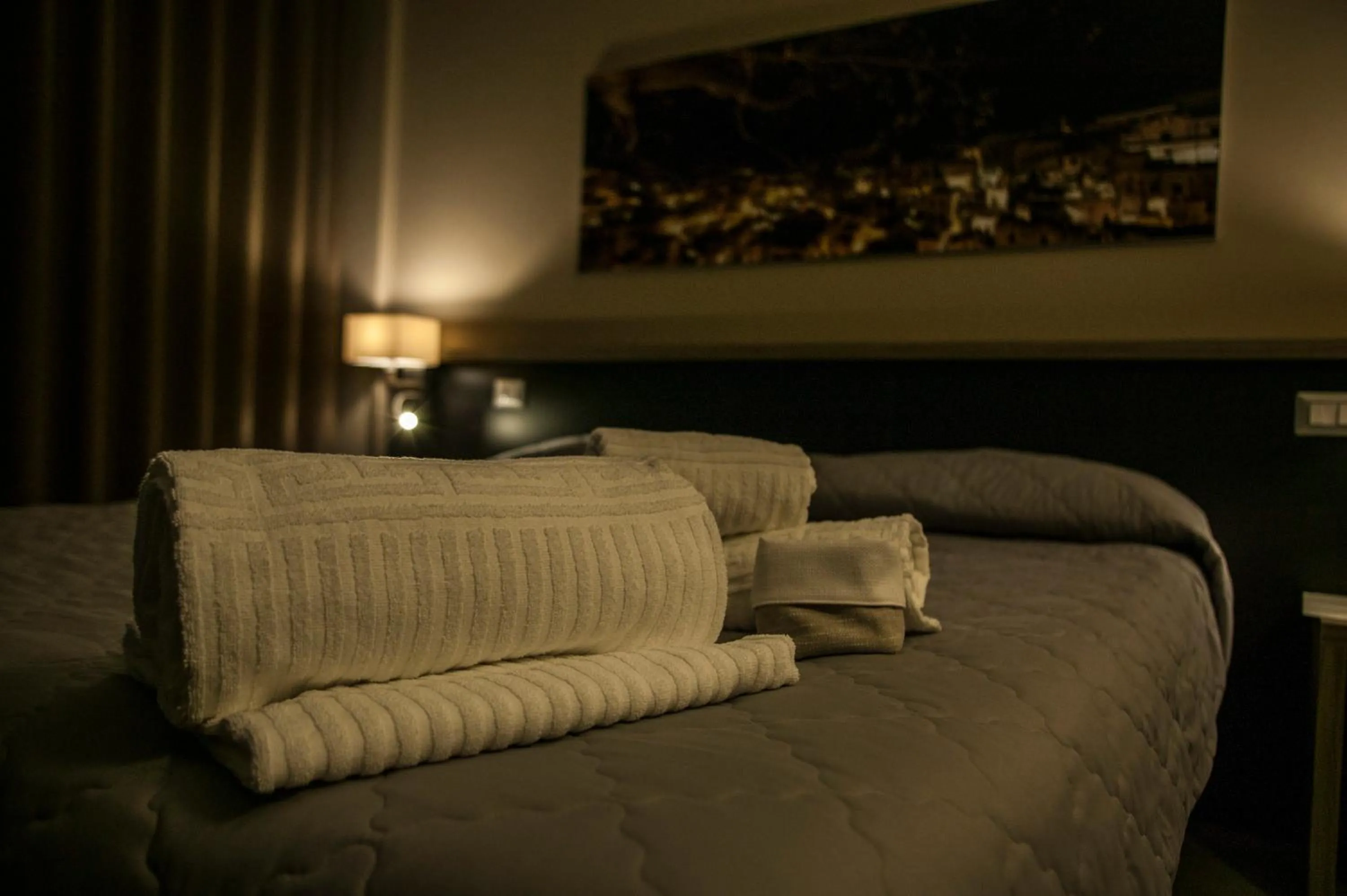 Bed in La Sosta Motel Tavola Calda