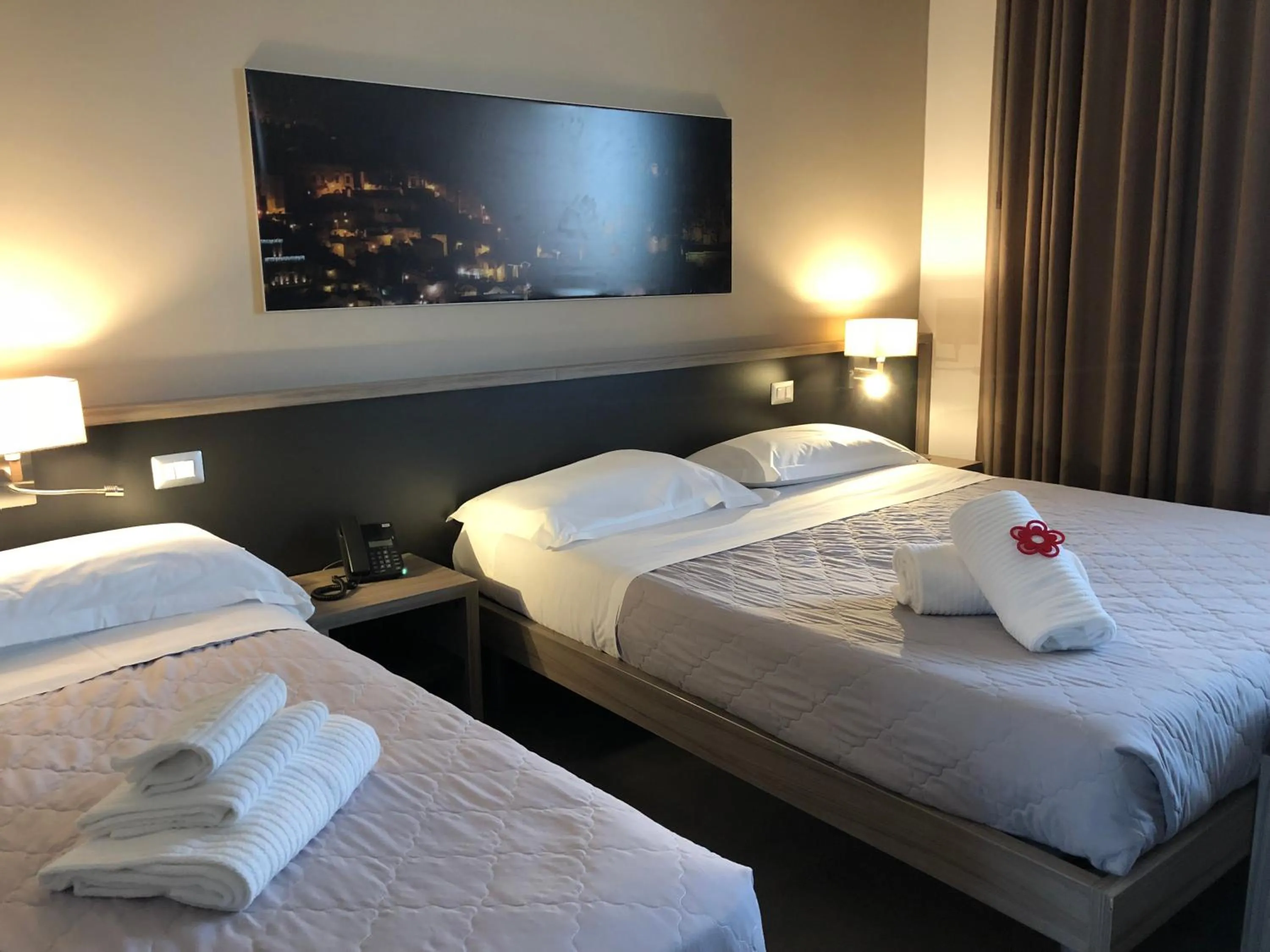 Photo of the whole room, Bed in La Sosta Motel Tavola Calda